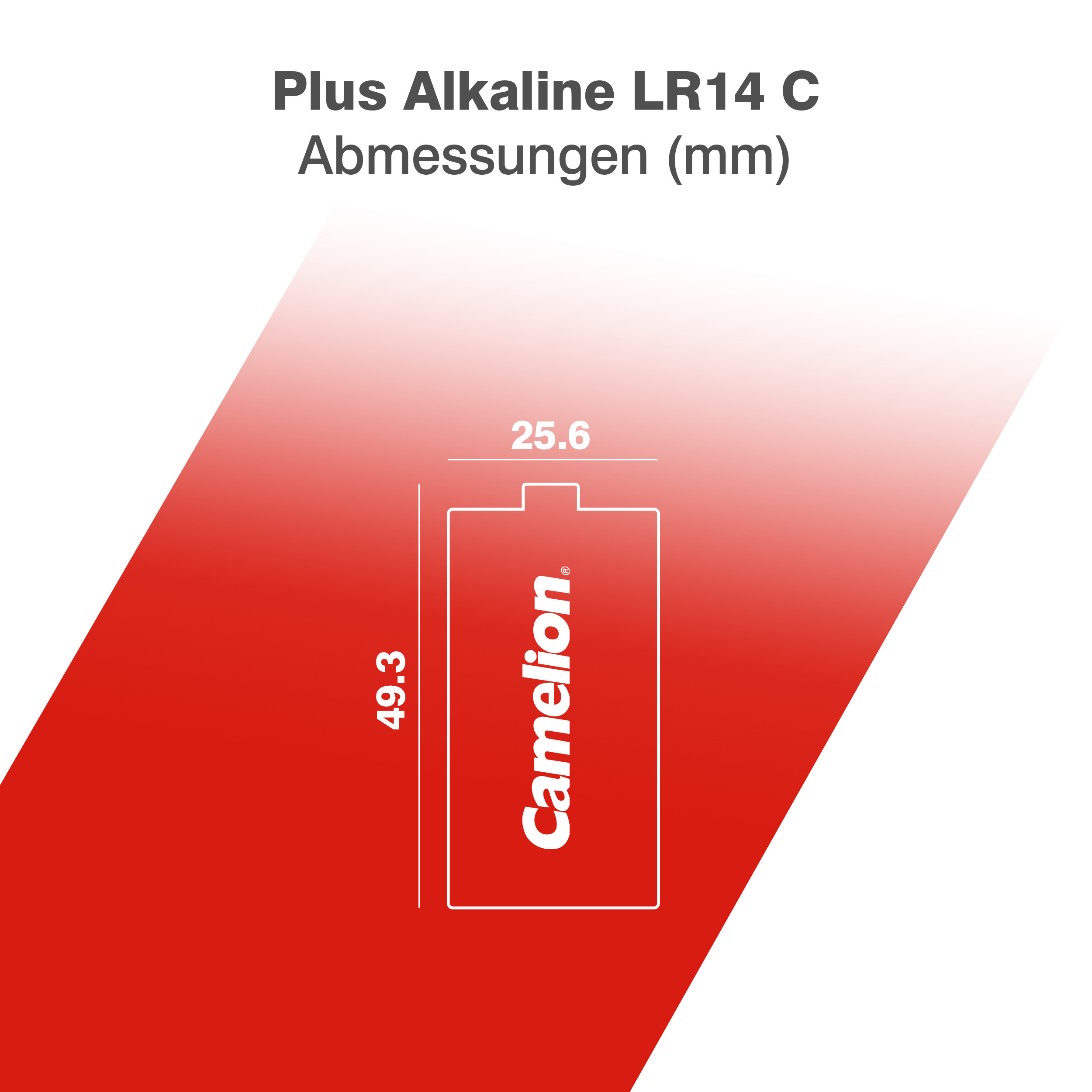 CAMELION Plus ALKALINE C/LR14 
SP2