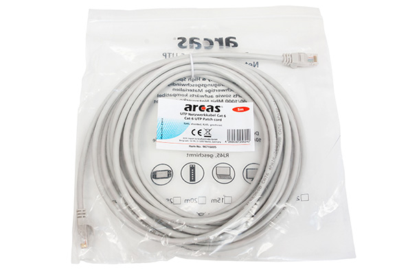 ARCAS Netzwerkkabel Cat 6 UTP / 5m