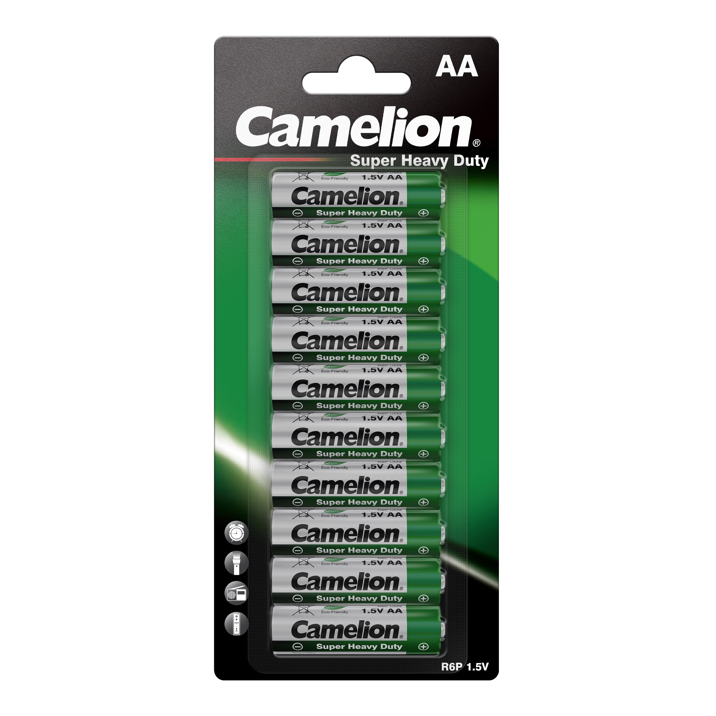 CAMELION Super Heavy Duty Green AA/R6 
BP10