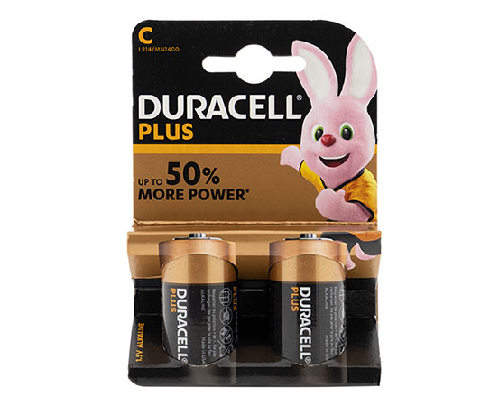 DURACELL Plus Alkaline  LR14 / Baby / BP2 / MN1400