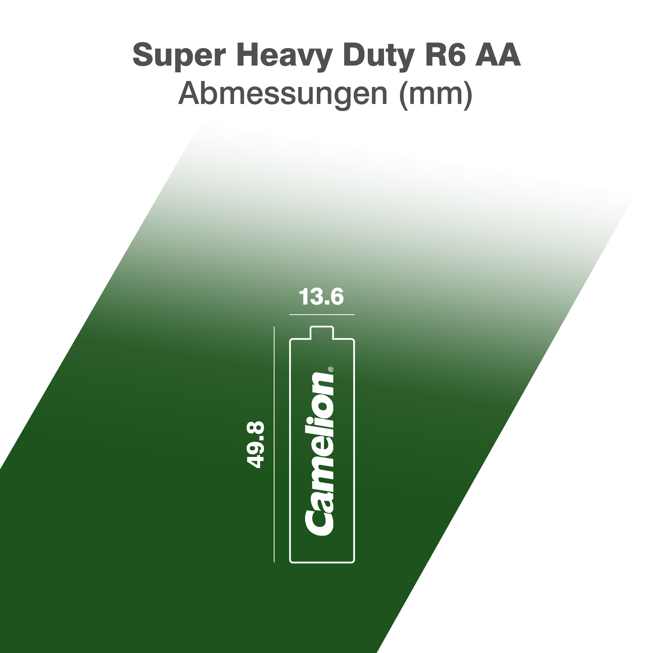 CAMELION Super Heavy Duty Green AA/R6 
SP8