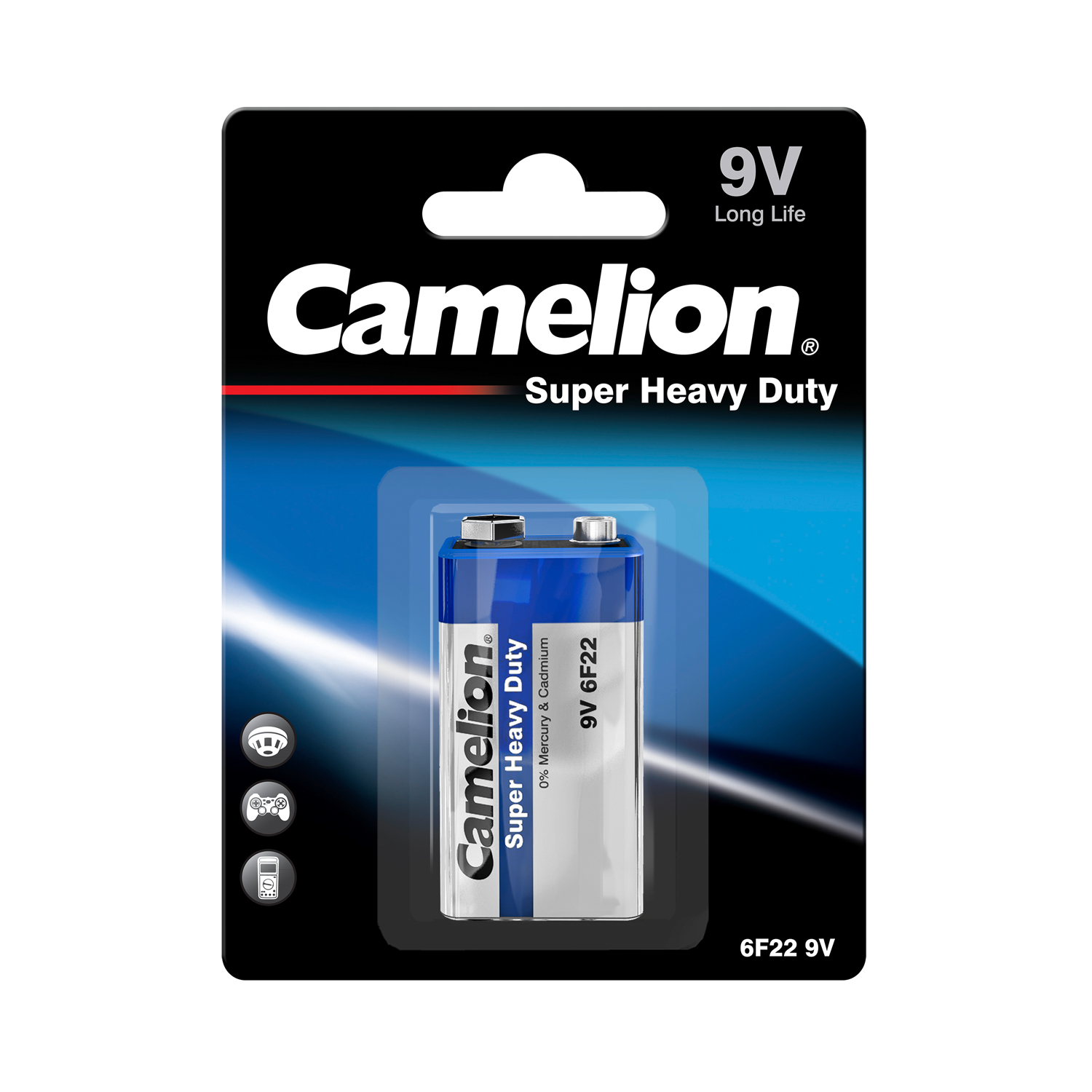 CAMELION 6F22 9 Volt Block / Blau / BP1