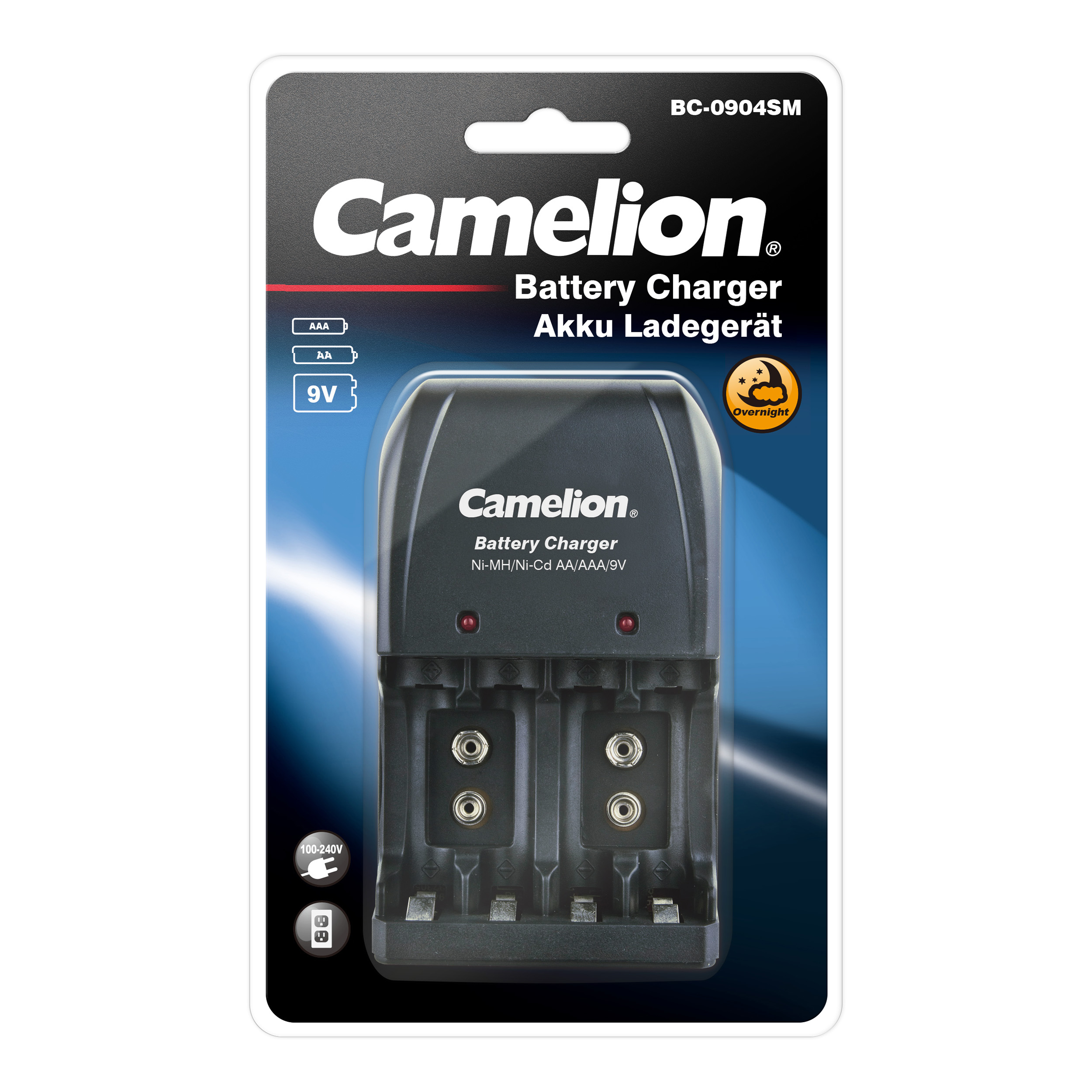 CAMELION Overnight Charger BC-0904S BP1