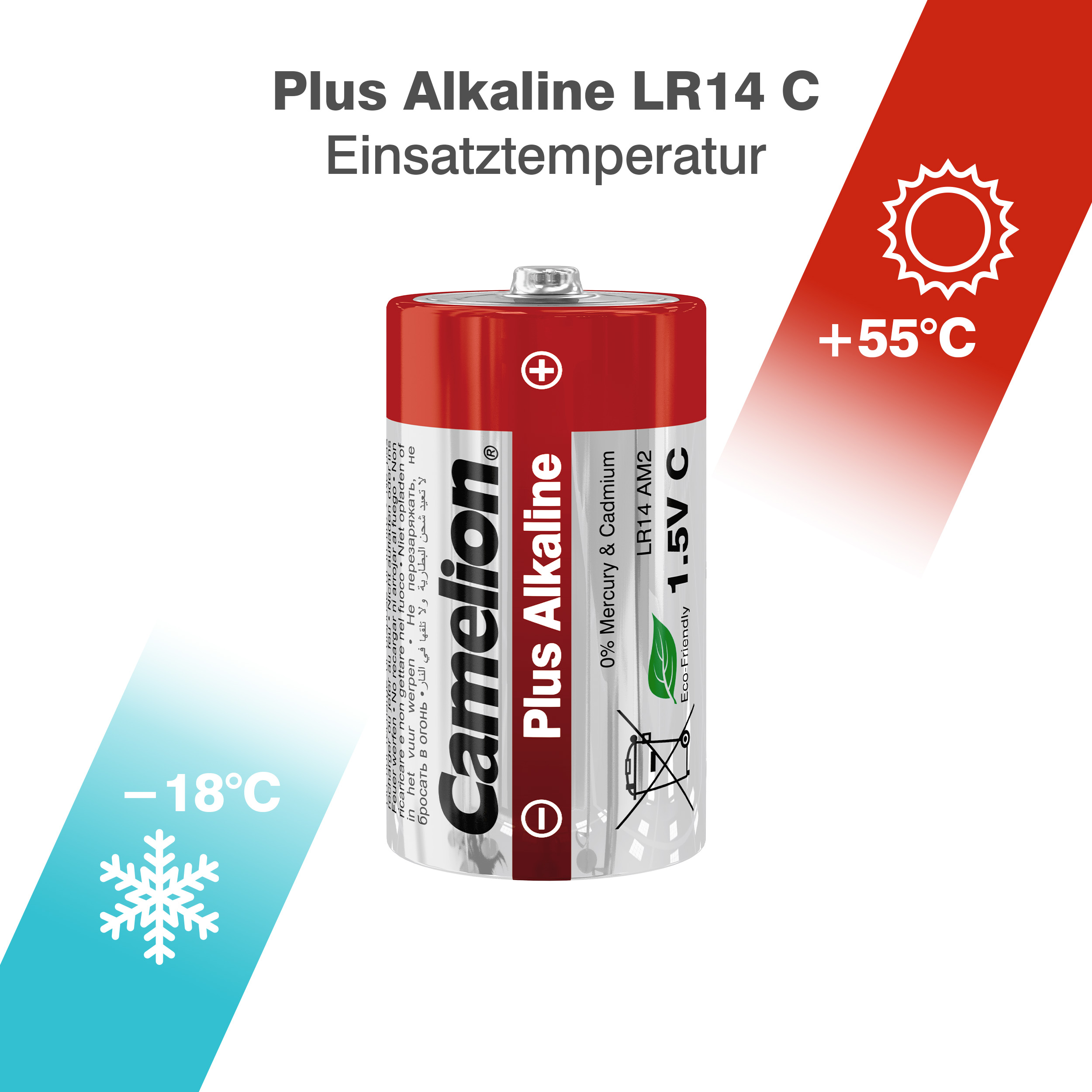 CAMELION Plus ALKALINE C/LR14 
SP2