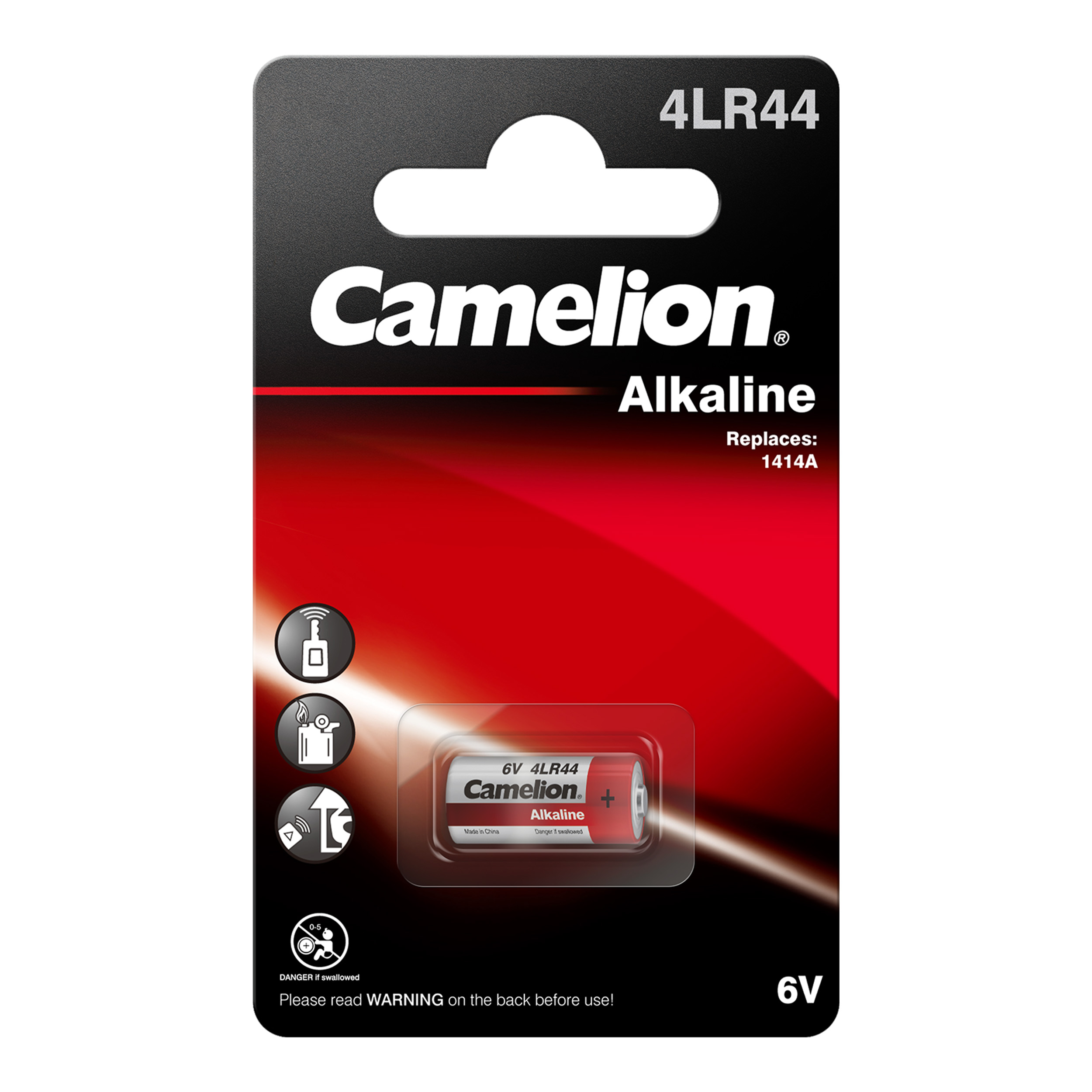 CAMELION Plus Alkaline 4LR44 BP1