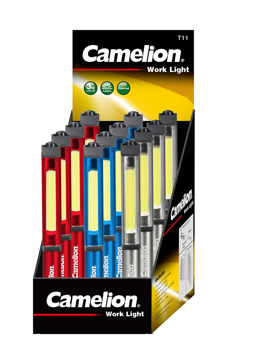 CAMELION T11-3R03PD12 COB LED Inspektionsleuchte /12er Display
