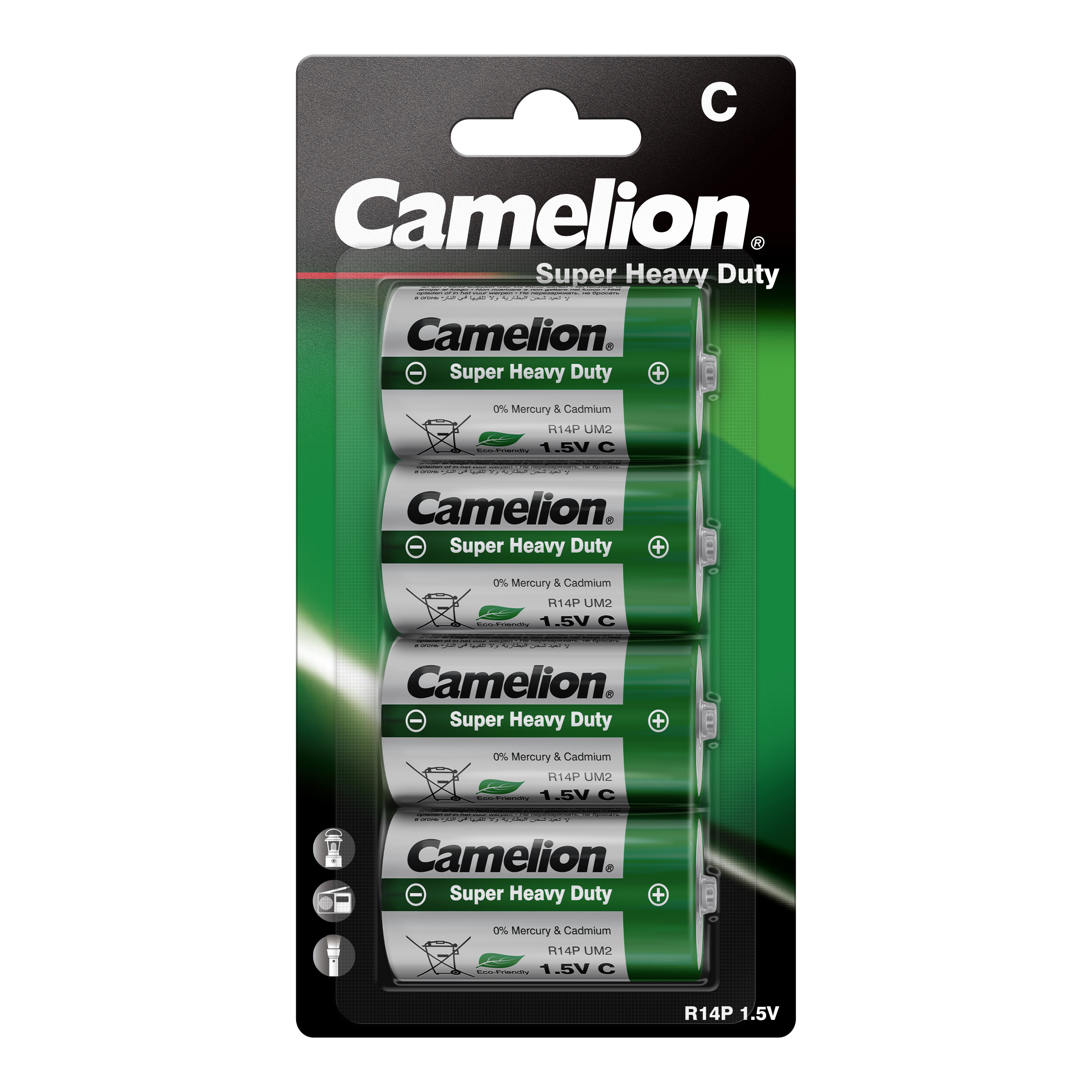 CAMELION Super Heavy Duty Green C/R14 
BP4