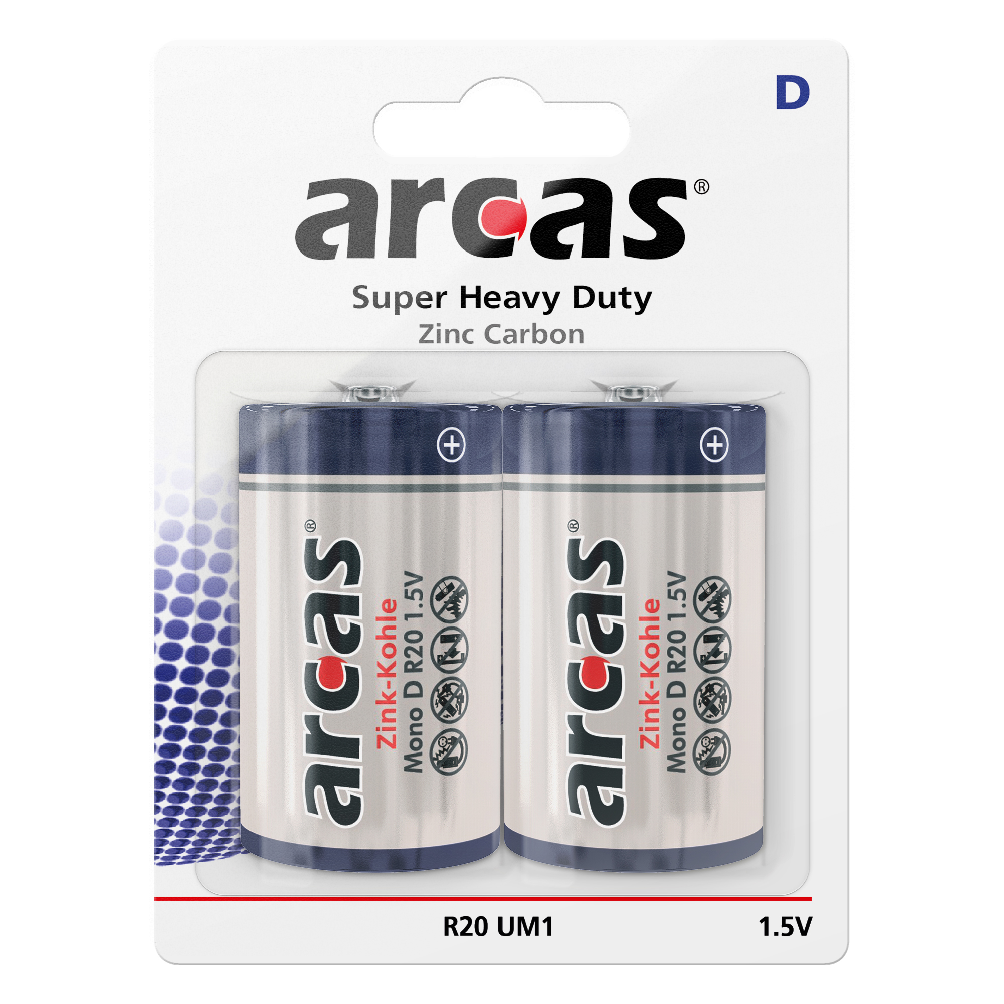 ARCAS R20 / D / Mono / 1,5V - BP2