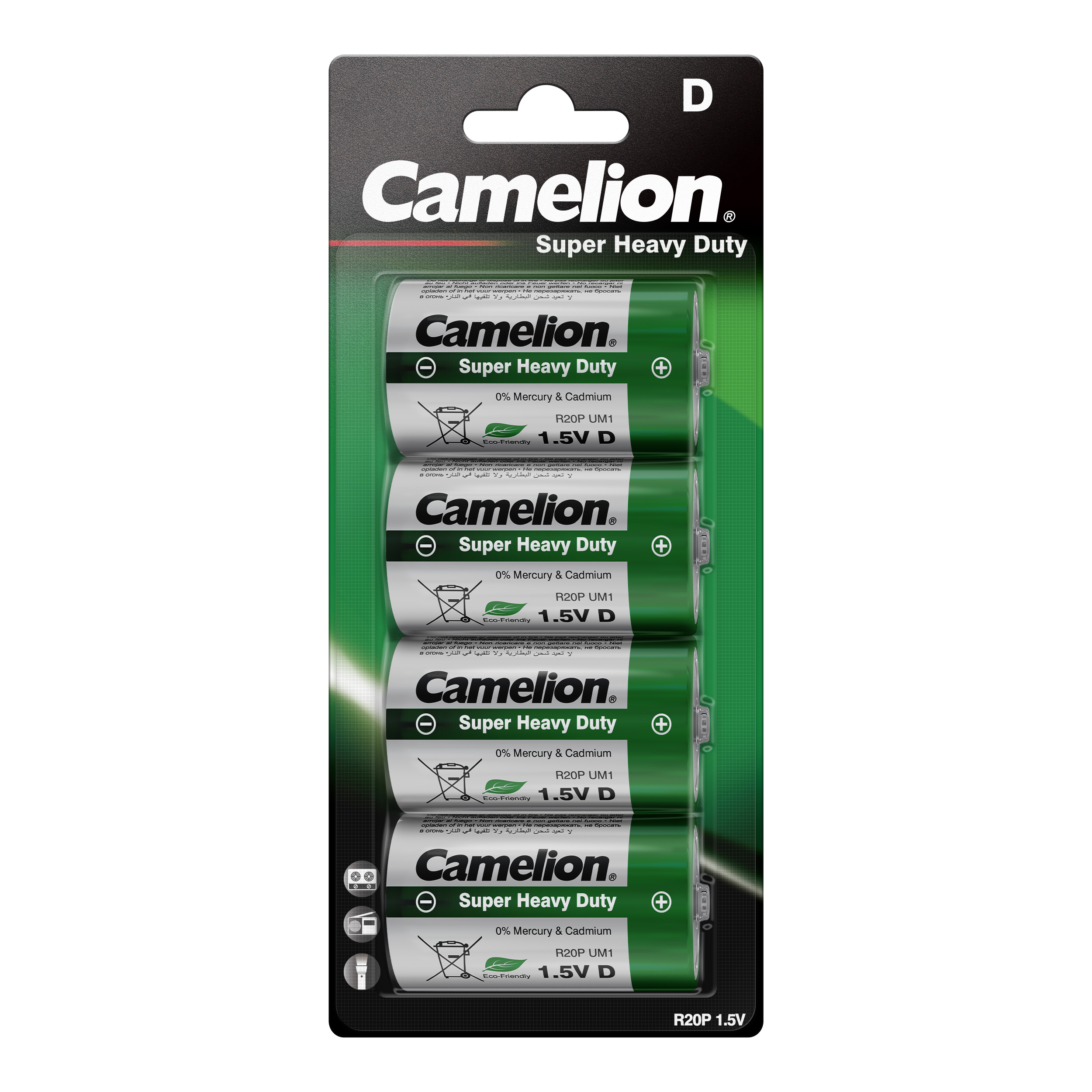 CAMELION Super Heavy Duty Green D/R20 
BP4