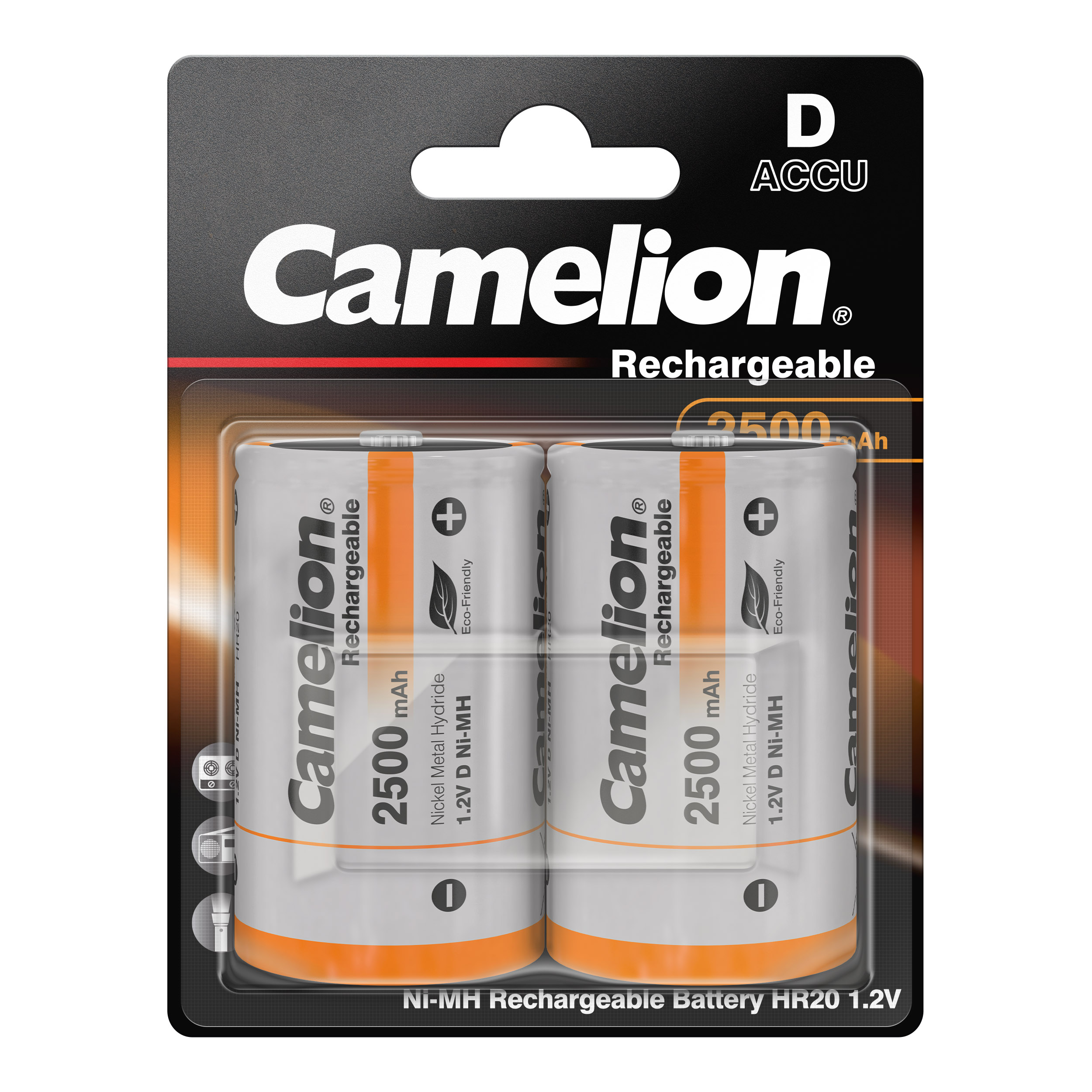 CAMELION Ni-MH HR20 D 2500mA 
BP2