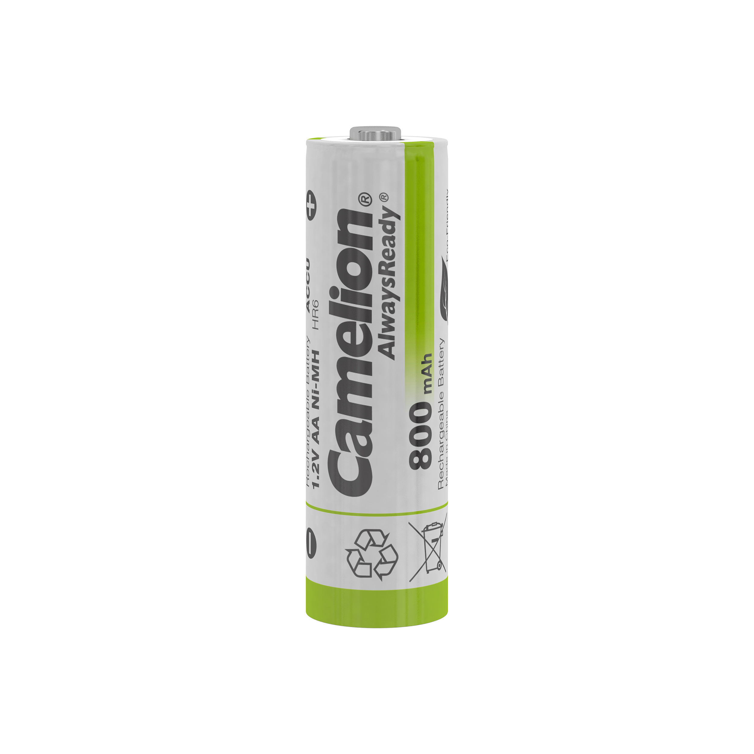 CAMELION Ni-MH Always Ready HR6/ AA 800mA
BP2 CAMELION NI-MH AlwaysReady AA800 BP4/AAA600 D28 / Solar AlwaysReady Mix Display