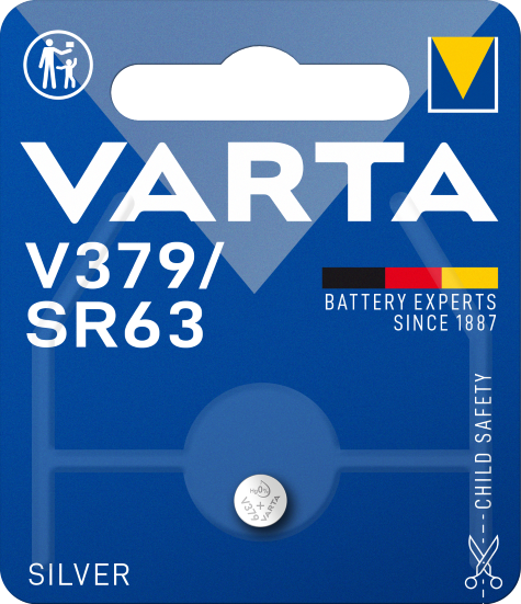 VARTA Silber Oxid V379 / 15mAh / 1,55V / BP1