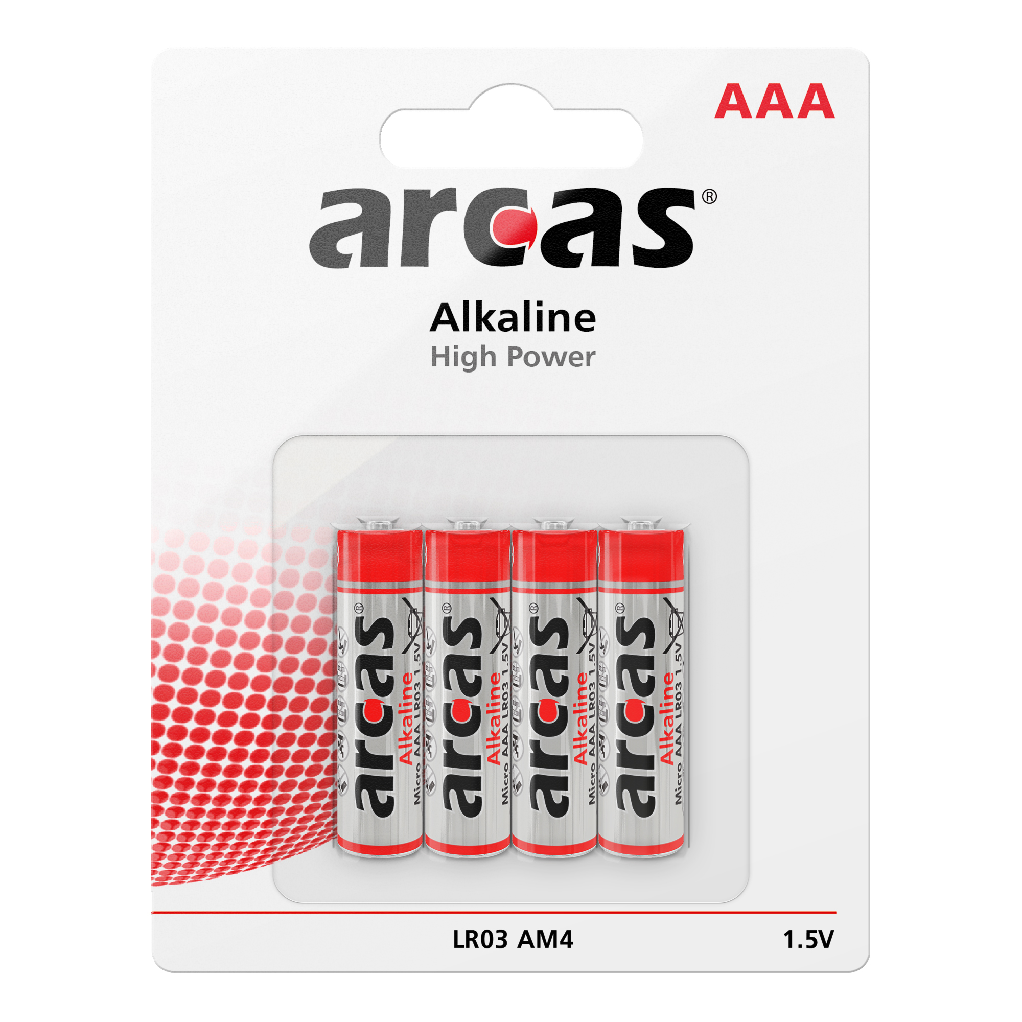ARCAS LR03 / AAA / Micro / 1,5V - BP4