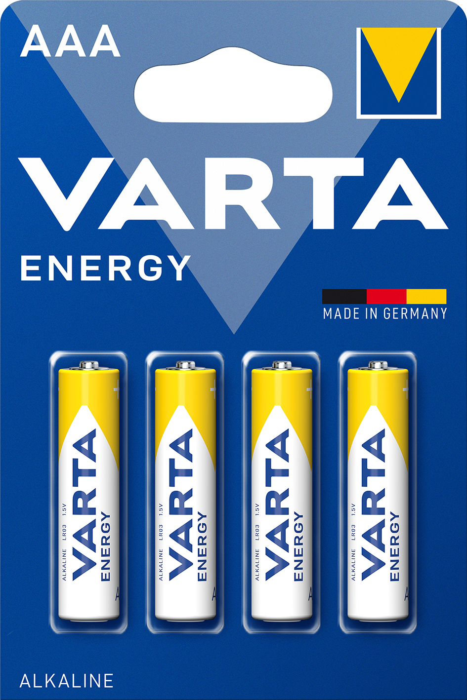 VARTA Energy Alkaline LR03 / Micro / AAA / BP4