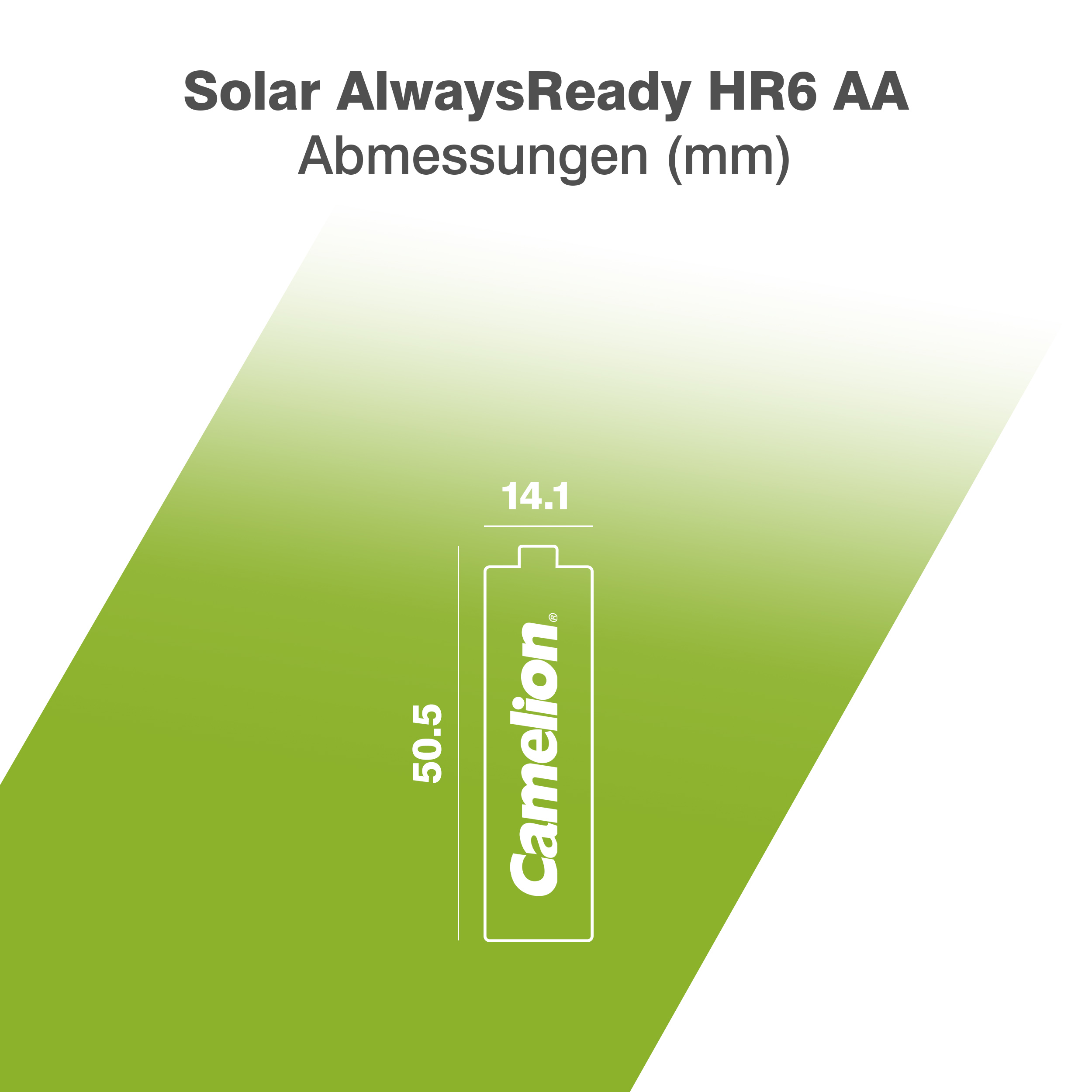 Camelion Ni-MH Always Ready HR6/ AA 600mA BP4 CAMELION NI-MH AlwaysReady AA800 BP4/AAA600 D28 / Solar AlwaysReady Mix Display