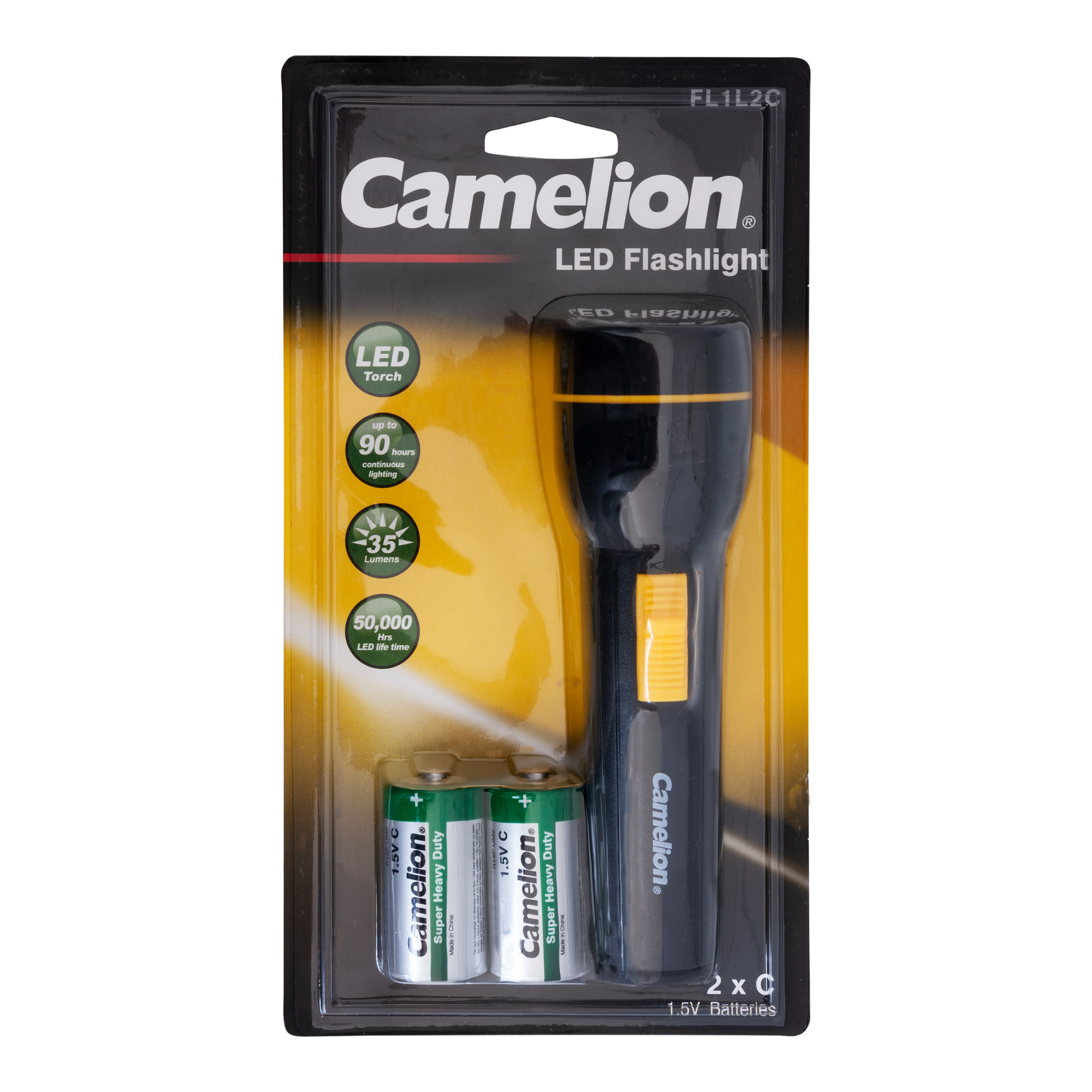 CAMELION FL1L2CB2R14P Flashlight  BP1