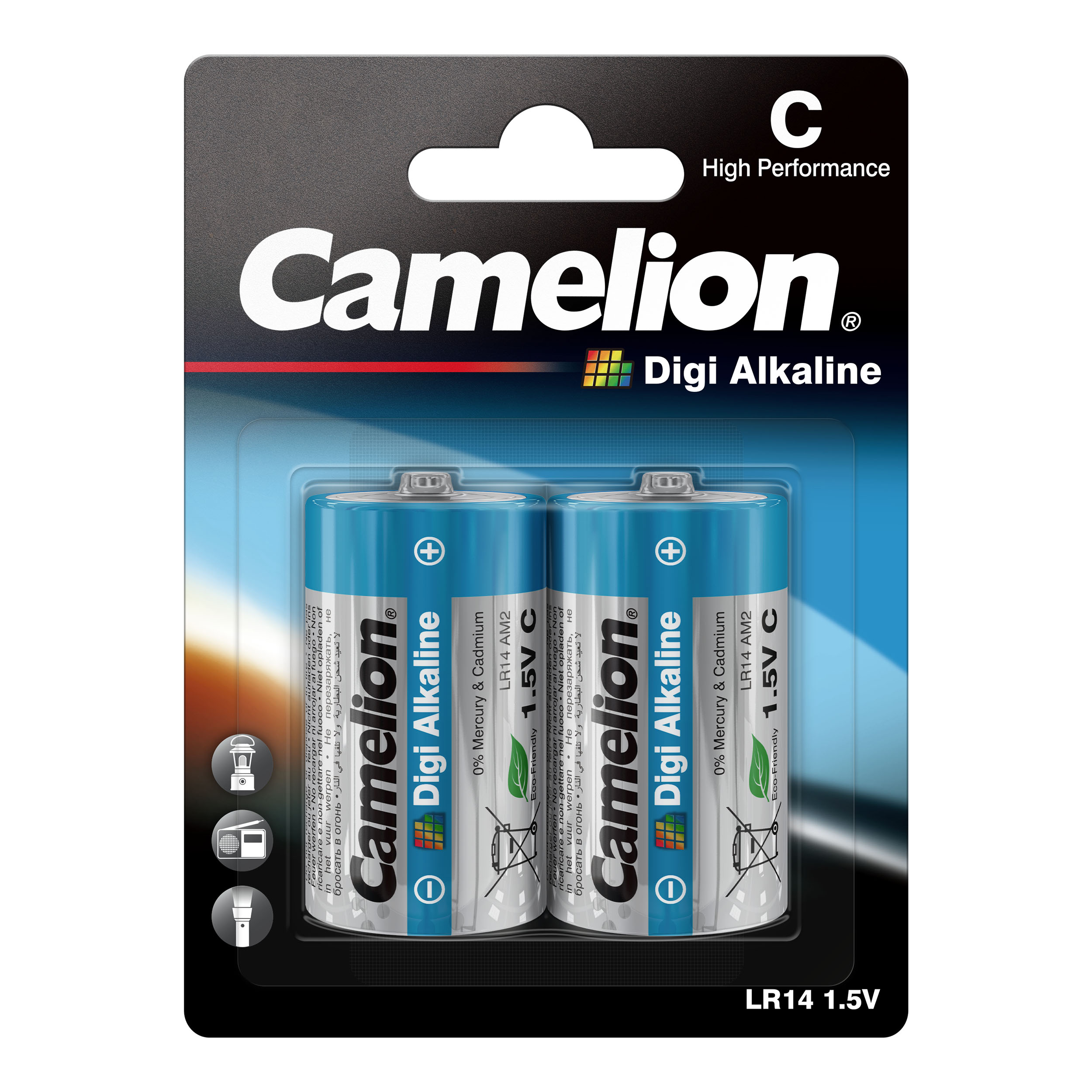 CAMELION Digi Alkaline C/LR14 BP2