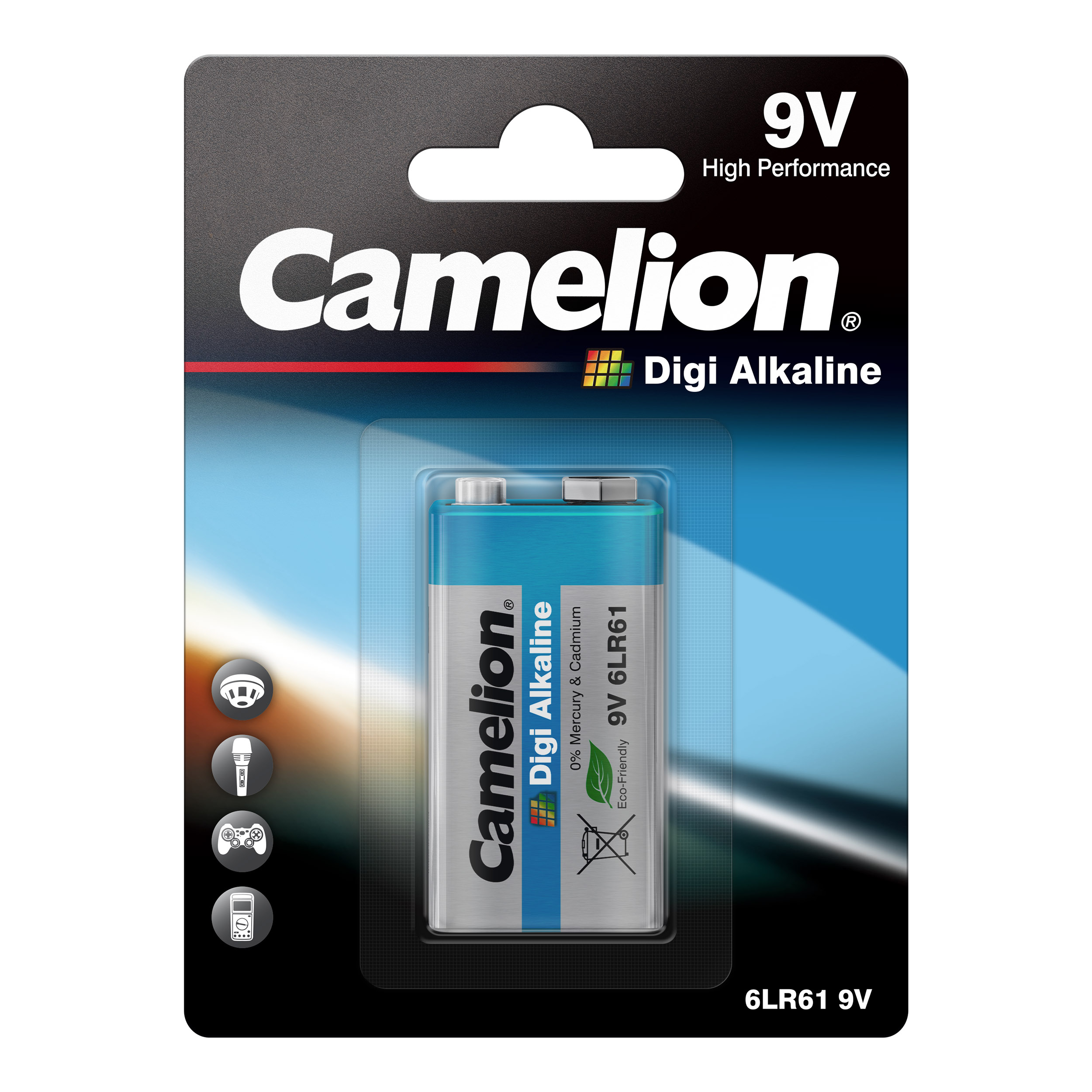 CAMELION Digi Alkaline 6LR61 (6LF22) / 9-вольтовий блок / BP1