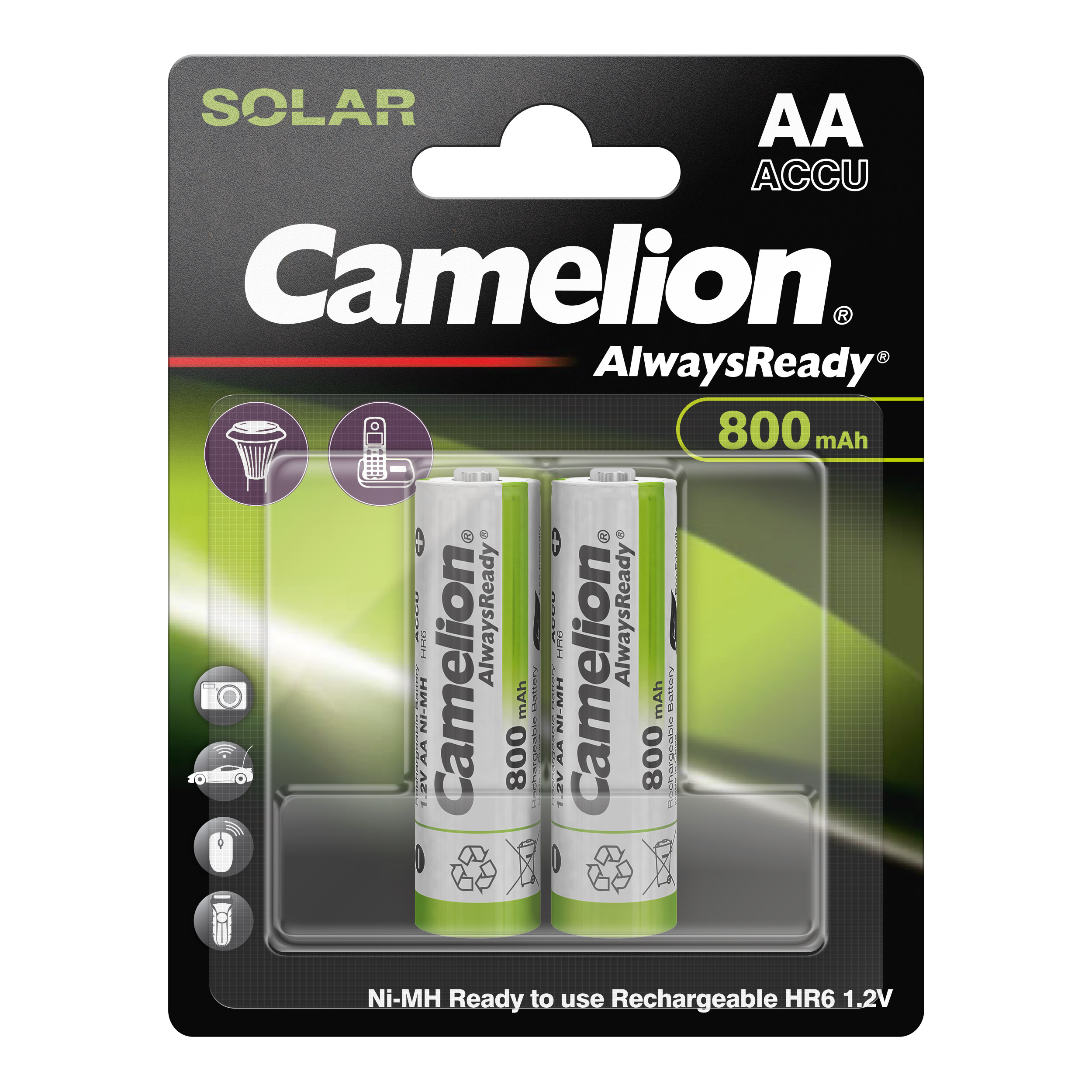 CAMELION Ni-MH Always Ready HR6/ AA 800mA 
BP2