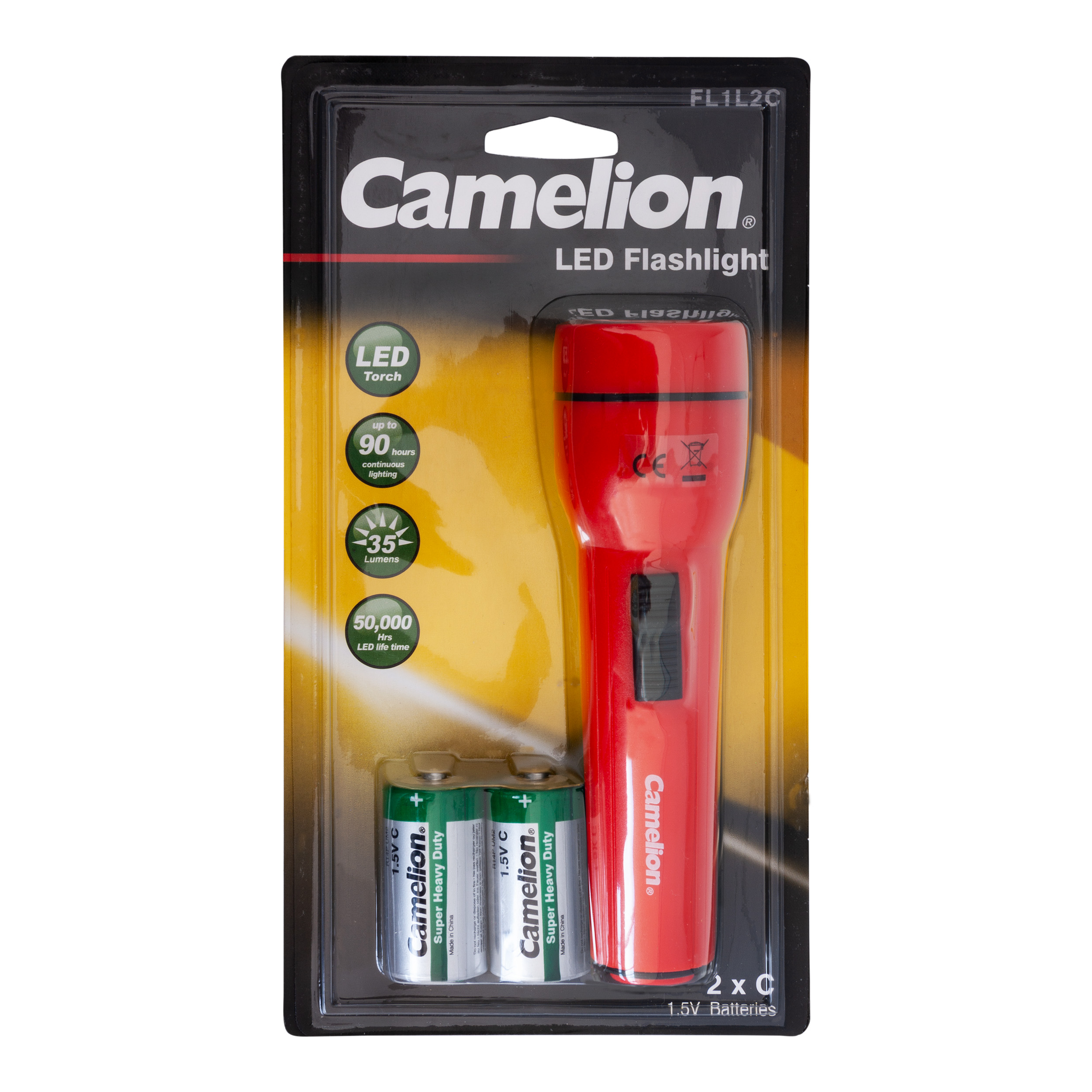 CAMELION FL1L2CB2R14P Flashlight  BP1