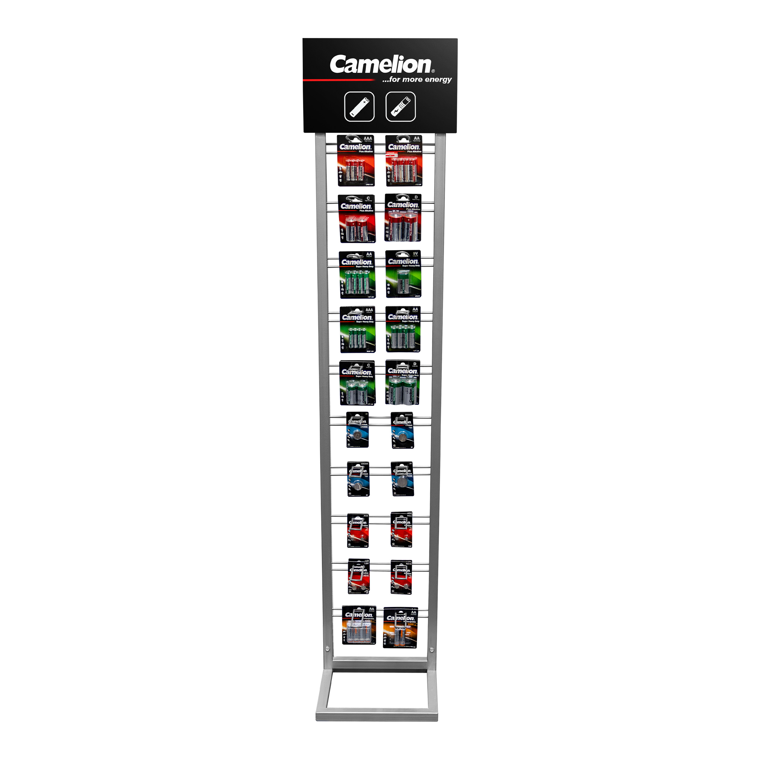 CAMELION WCD-06 
Metal Floor Display
with 20 hooks