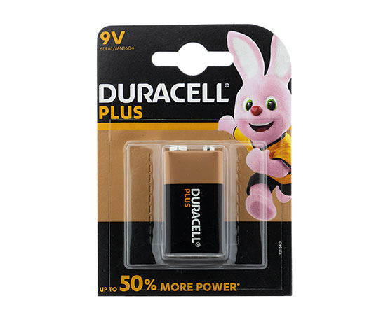 DURACELL Plus Alkaline 6LF61 9-Volt Block / BP1 / MN1604
