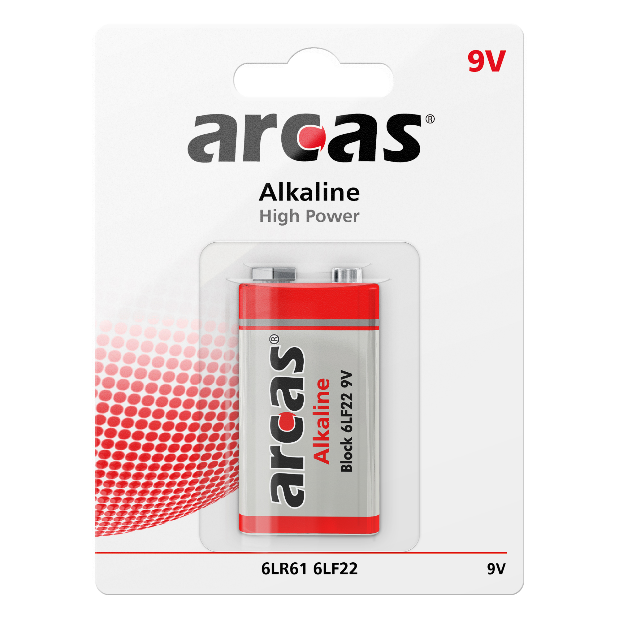 ARCAS 6LR61 / 9 Volt Block - BP1