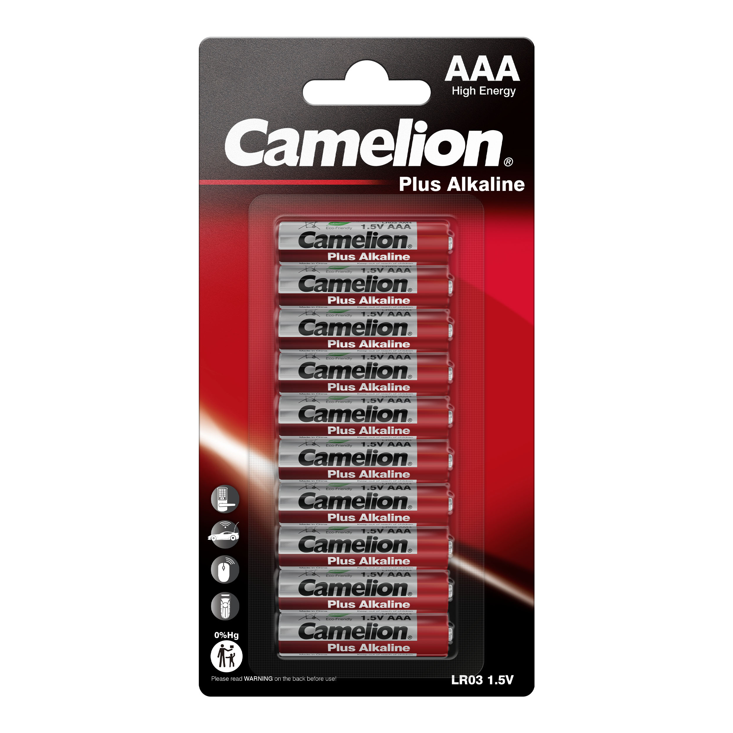CAMELION Plus ALKALINE AAA/LR03 BP10