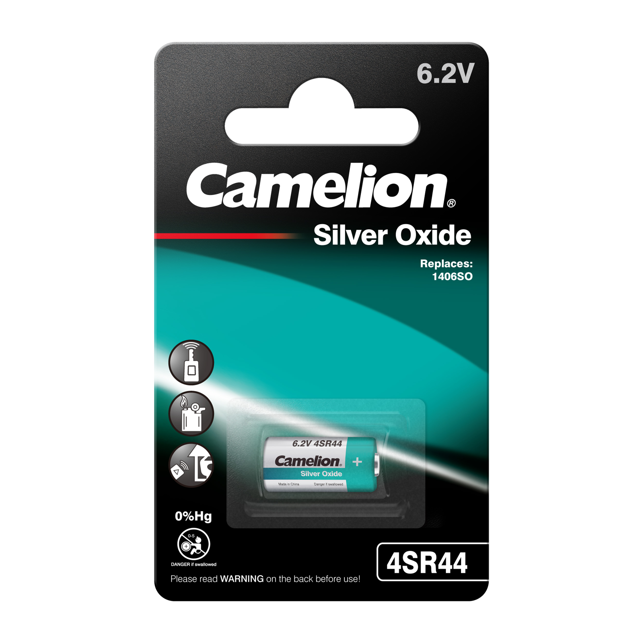 CAMELION Kamera Spezial  4SR44 / PX28 / 6,2 Volt / BP1