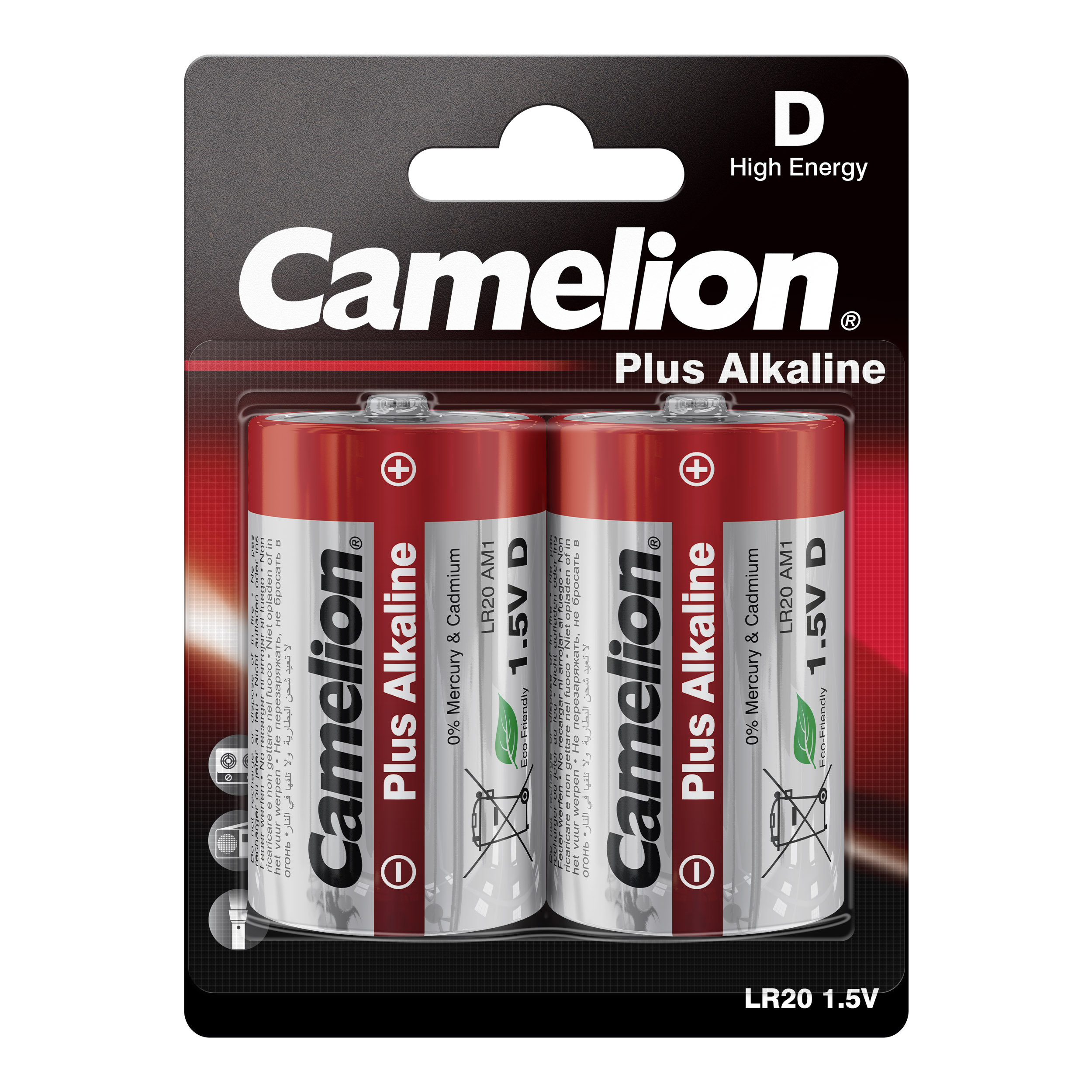 CAMELION Plus ALKALINE D/LR20 
BP2