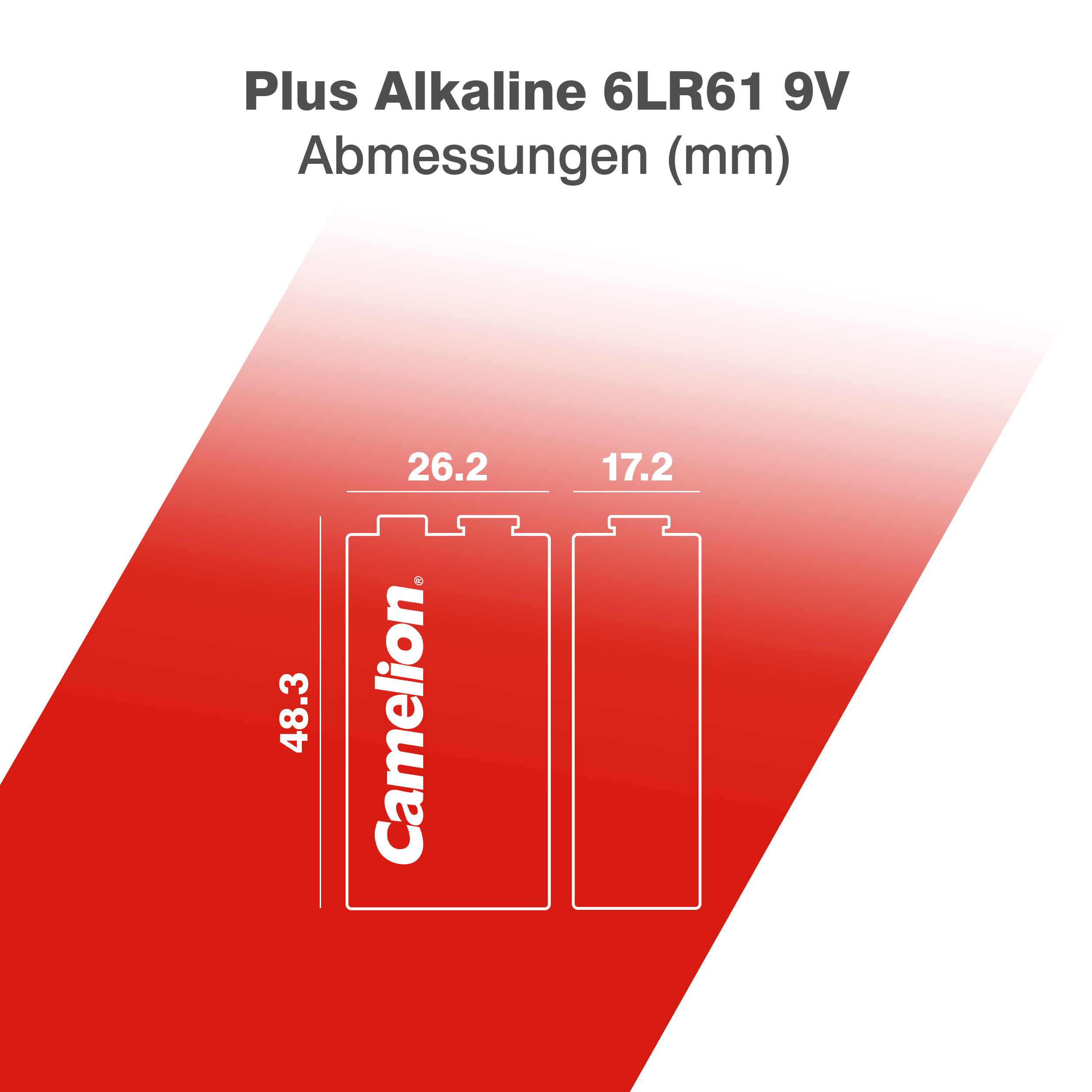 CAMELION Plus ALKALINE 6LR61 PB6