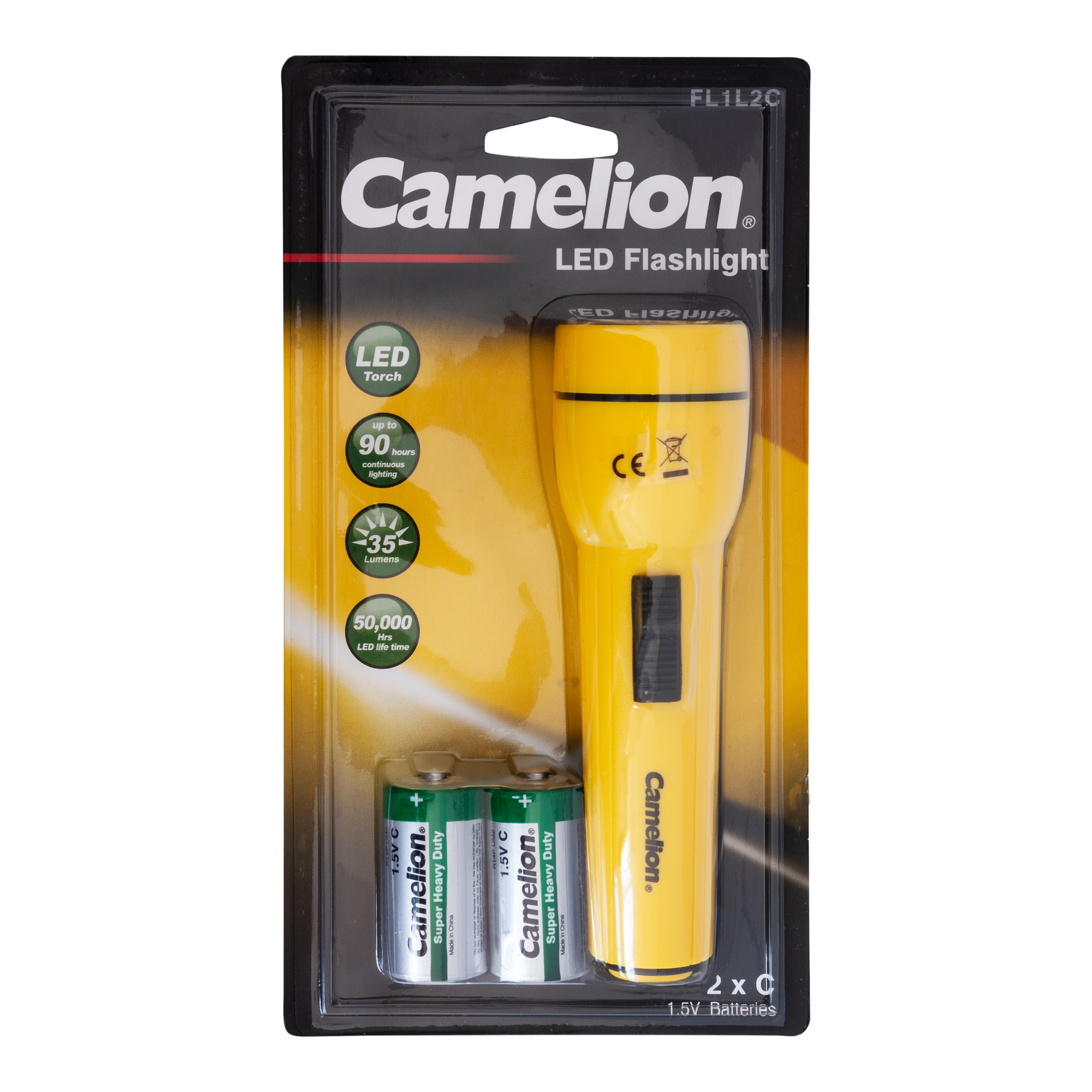 CAMELION FL1L2CB2R14P Flashlight  BP1