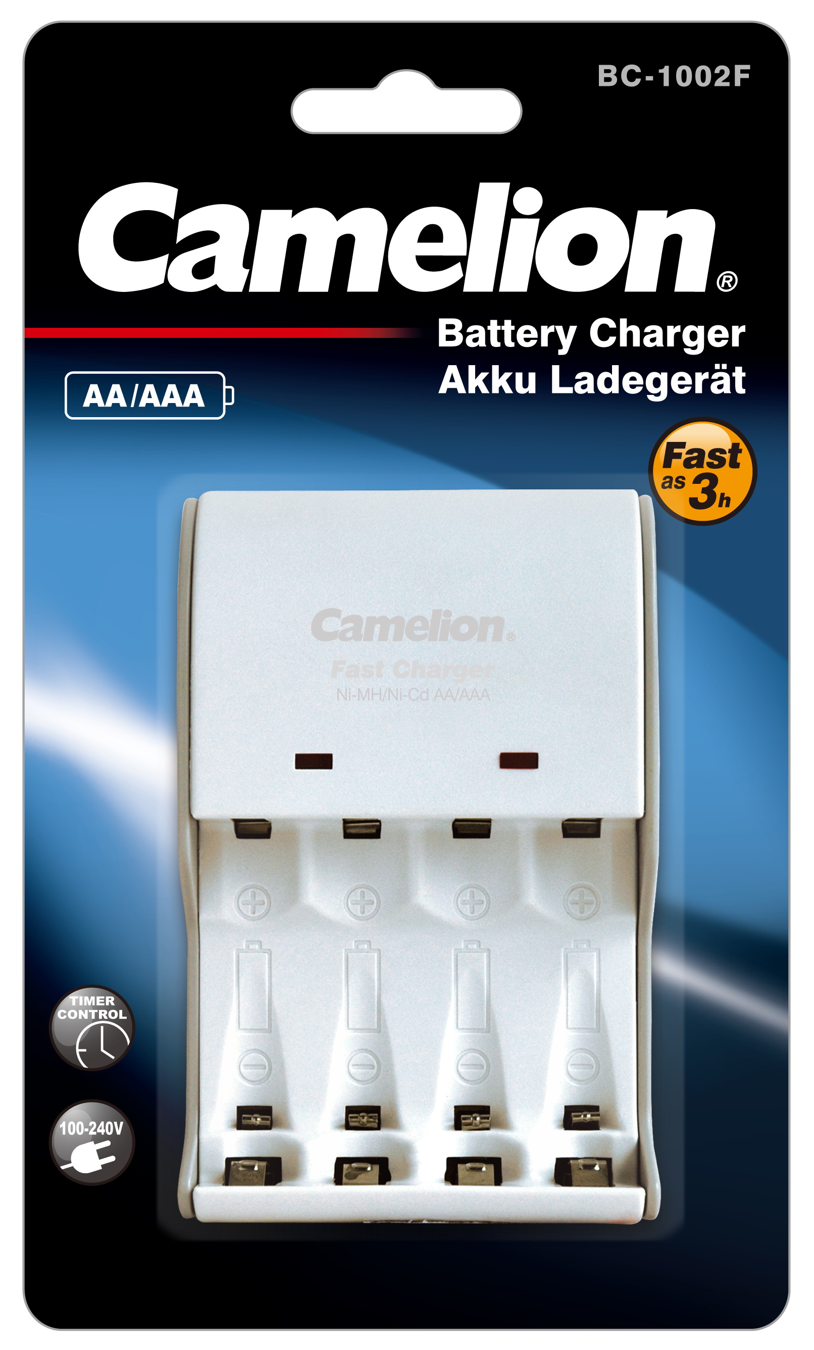 CAMELION Schnell - Ladegerät BC-1002F