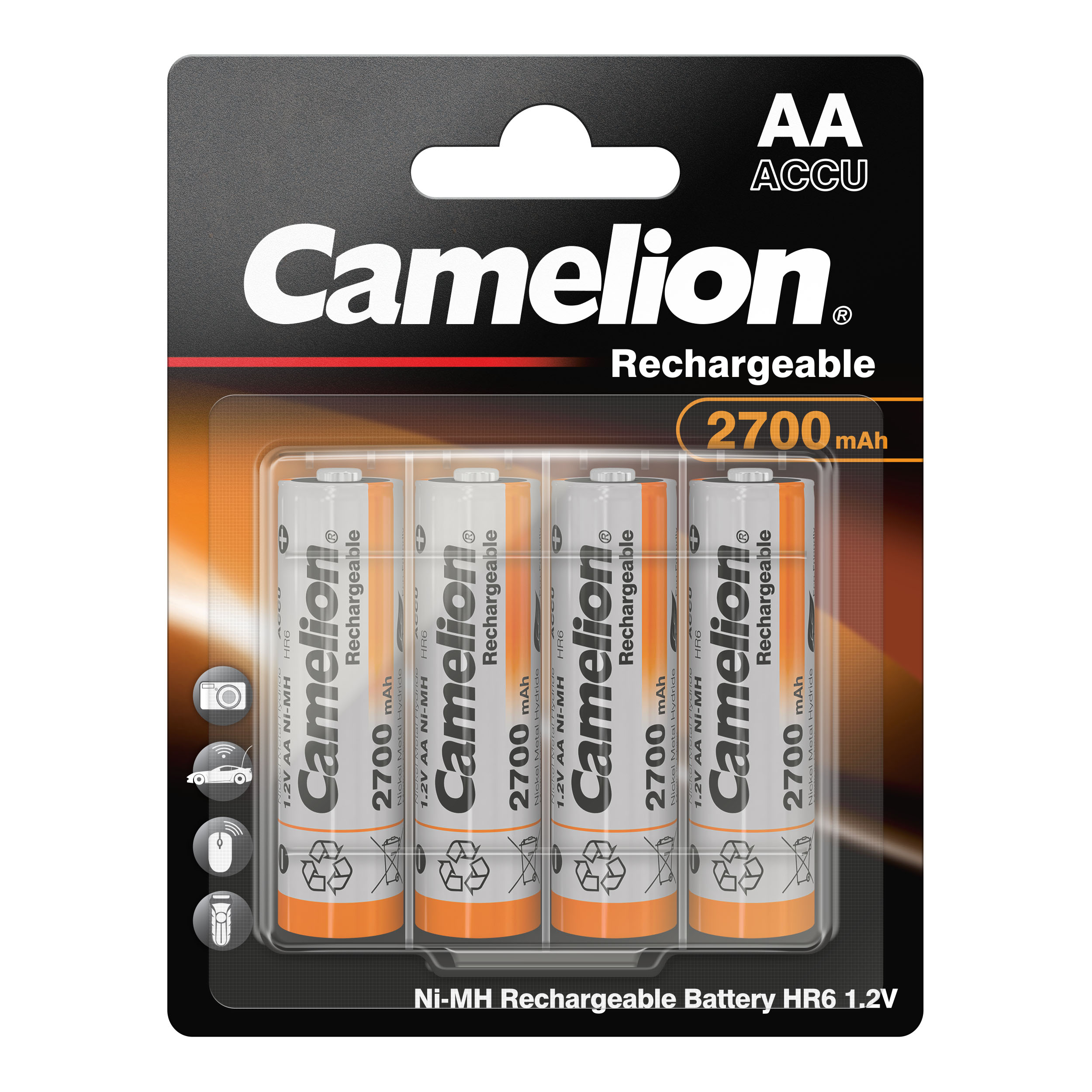CAMELION Ni-MH HR6 AA 2700mA 
BP4