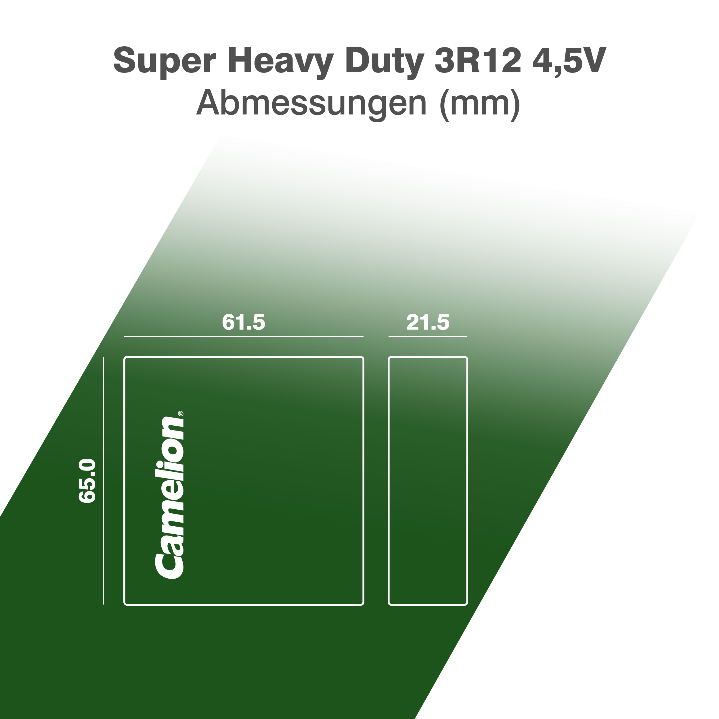 CAMELION 3R12 / 4,5V / Green / SP1