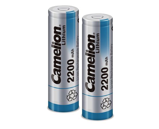CAMELION ICR18650F-22 Flattop / 3,7V / 2200mAh / inkl. Aufbewahrungsbox