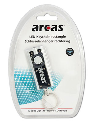 ARCAS 1 LED Schlüsselanhänger rechteckig