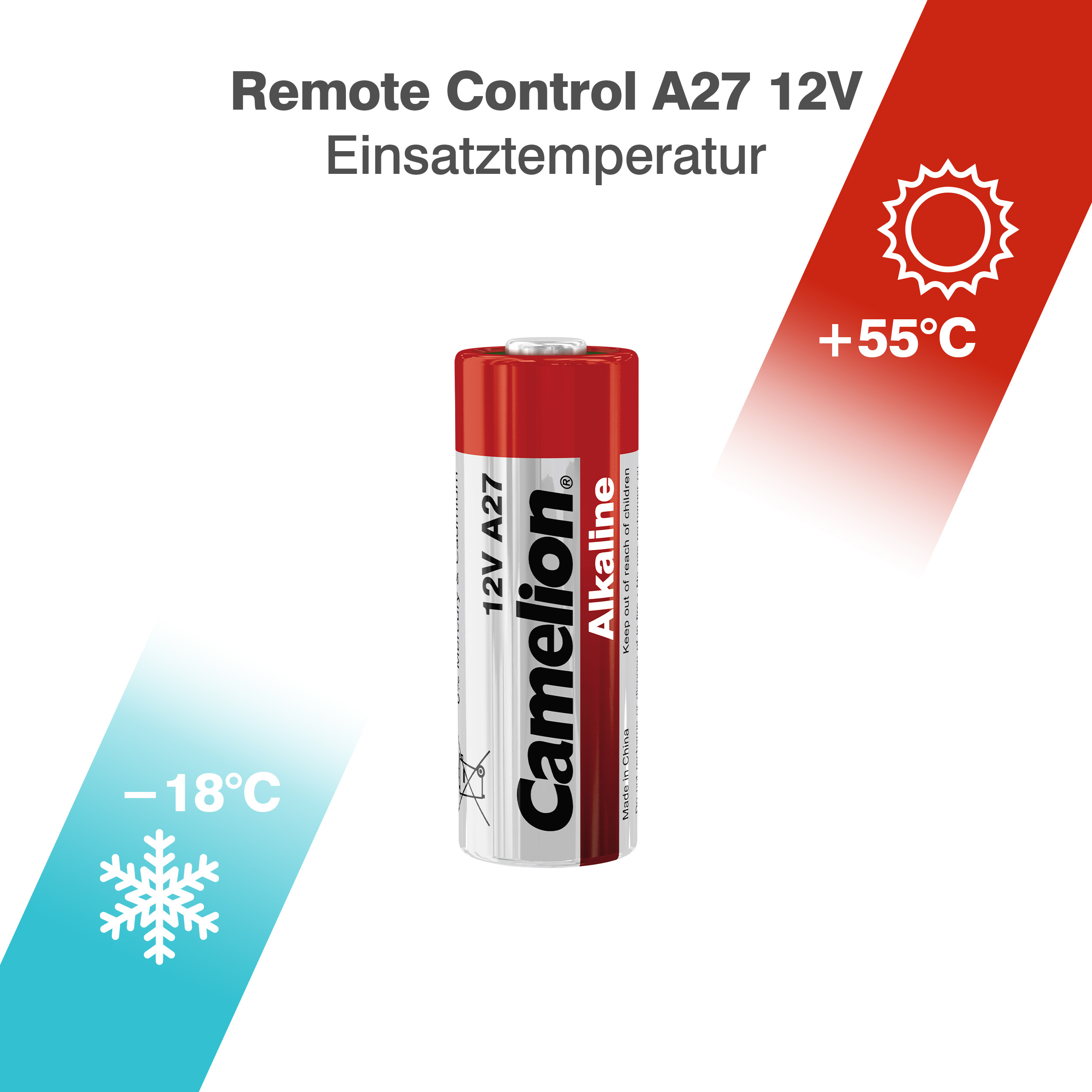 CAMELION Plus Alkaline LR27A BP5