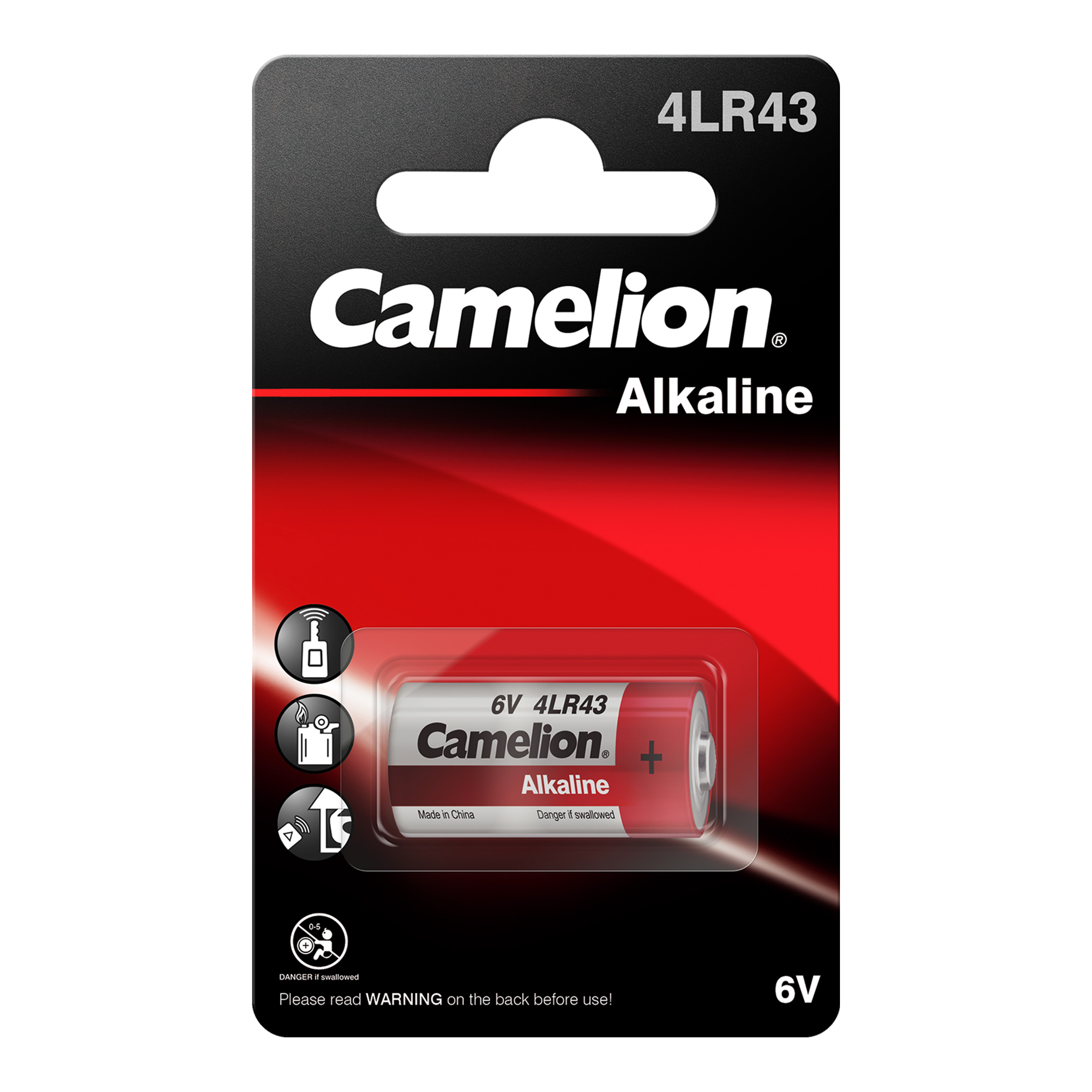 CAMELION Plus ALKALINE 4LR43 BP1