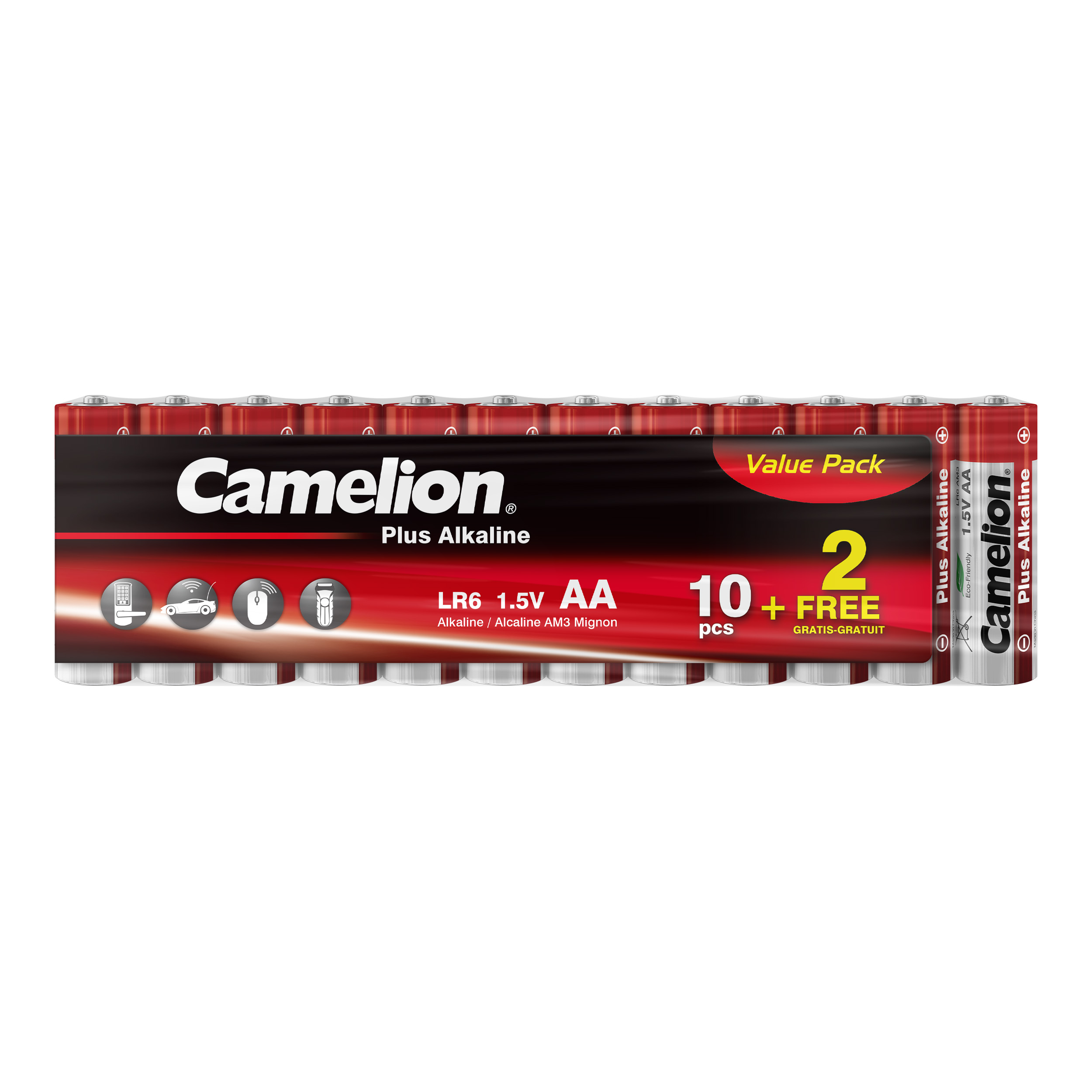 CAMELION DR-29 Promotion Display SP12 (10+2) inkl. Plus Alkaline 12 x AA SP12 (10+2) + 9 x AAA SP12 (10+2)