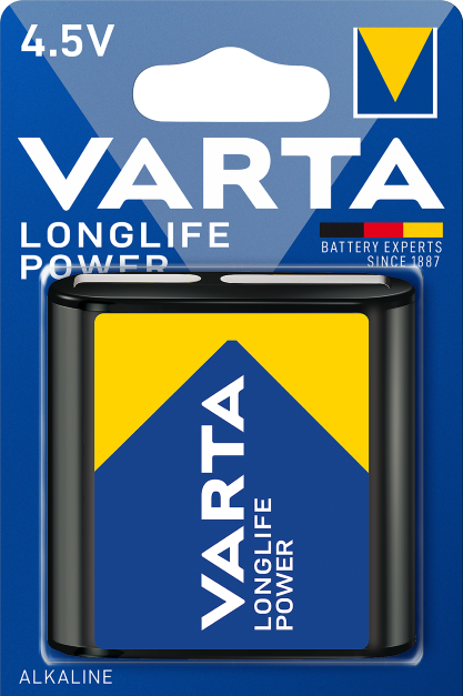 VARTA Longlife Power / 4912 / 3LR12 Flach / BP1