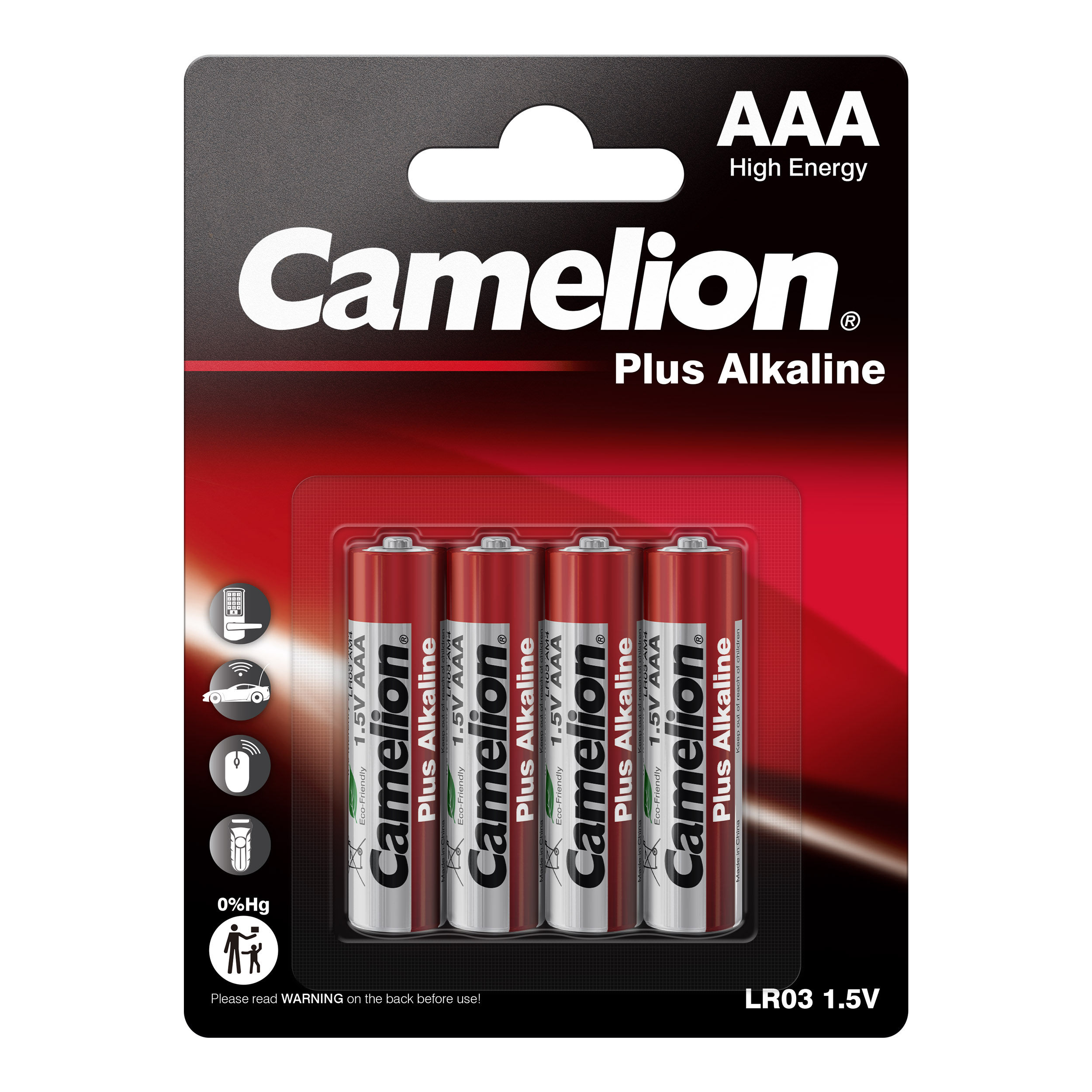 CAMELION Plus ALKALINE AAA/LR03 
BP4
