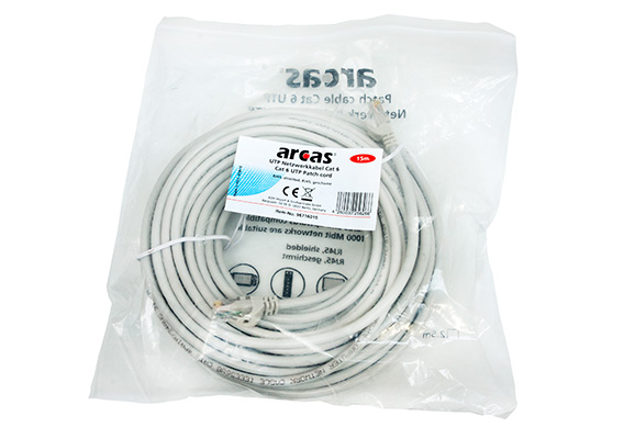 ARCAS Netzwerkkabel Cat 6 UTP / 15m