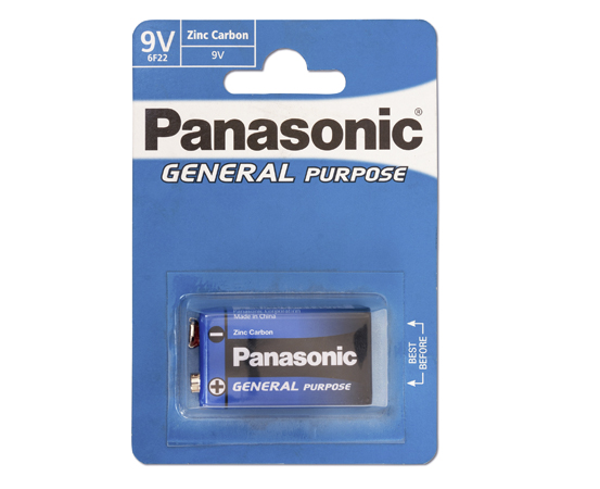 PANASONIC Heavy Duty 6F22 / 9-Volt-Block / BP1