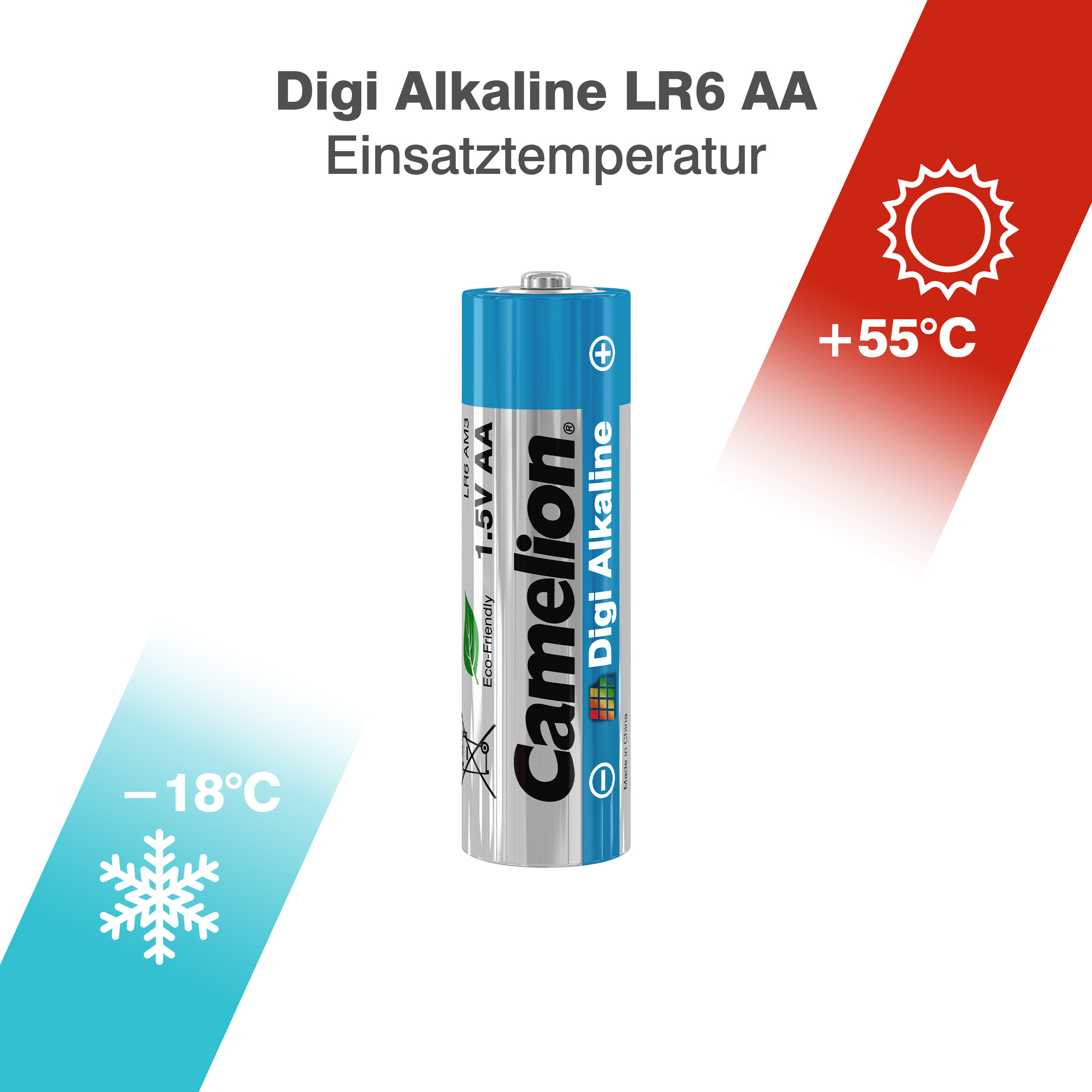 CAMELION Digi Alkaline AA/LR6 BP2