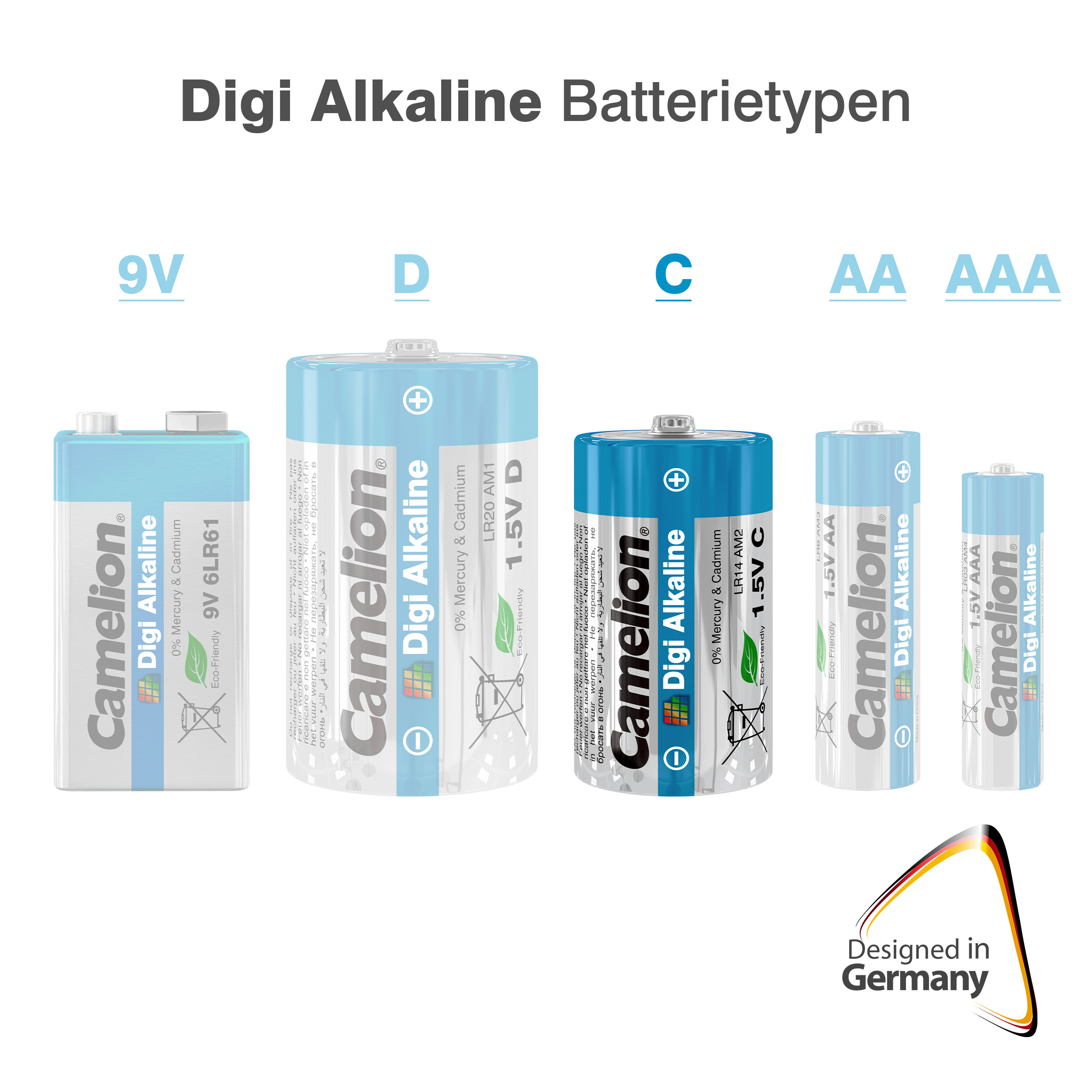 CAMELION Digi Alkaline C/LR14 BP2 CAMELION Digi Alkaline C/LR14 BP2