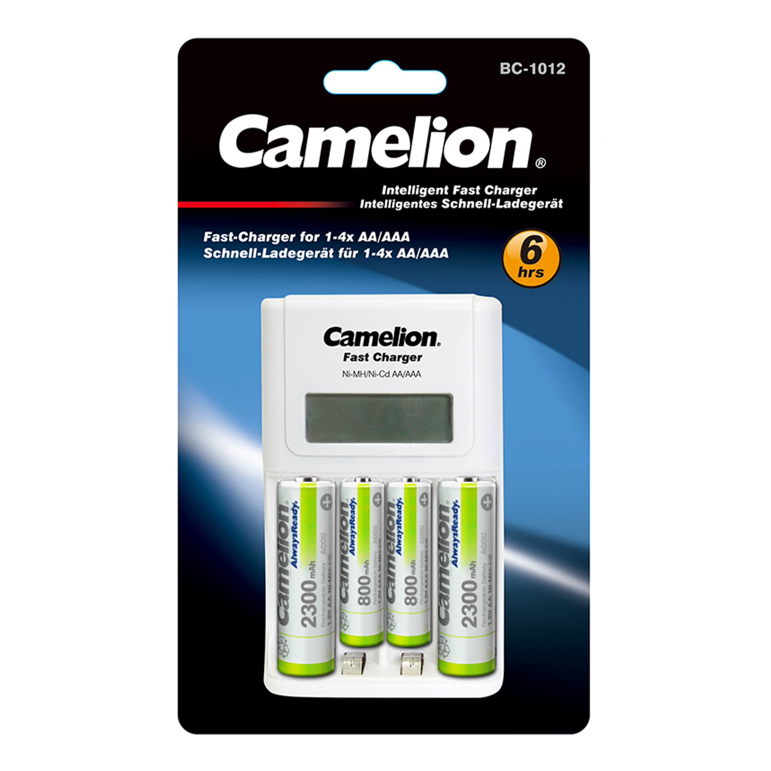 CAMELION Fast Charger BC-1012 with batteries BP1